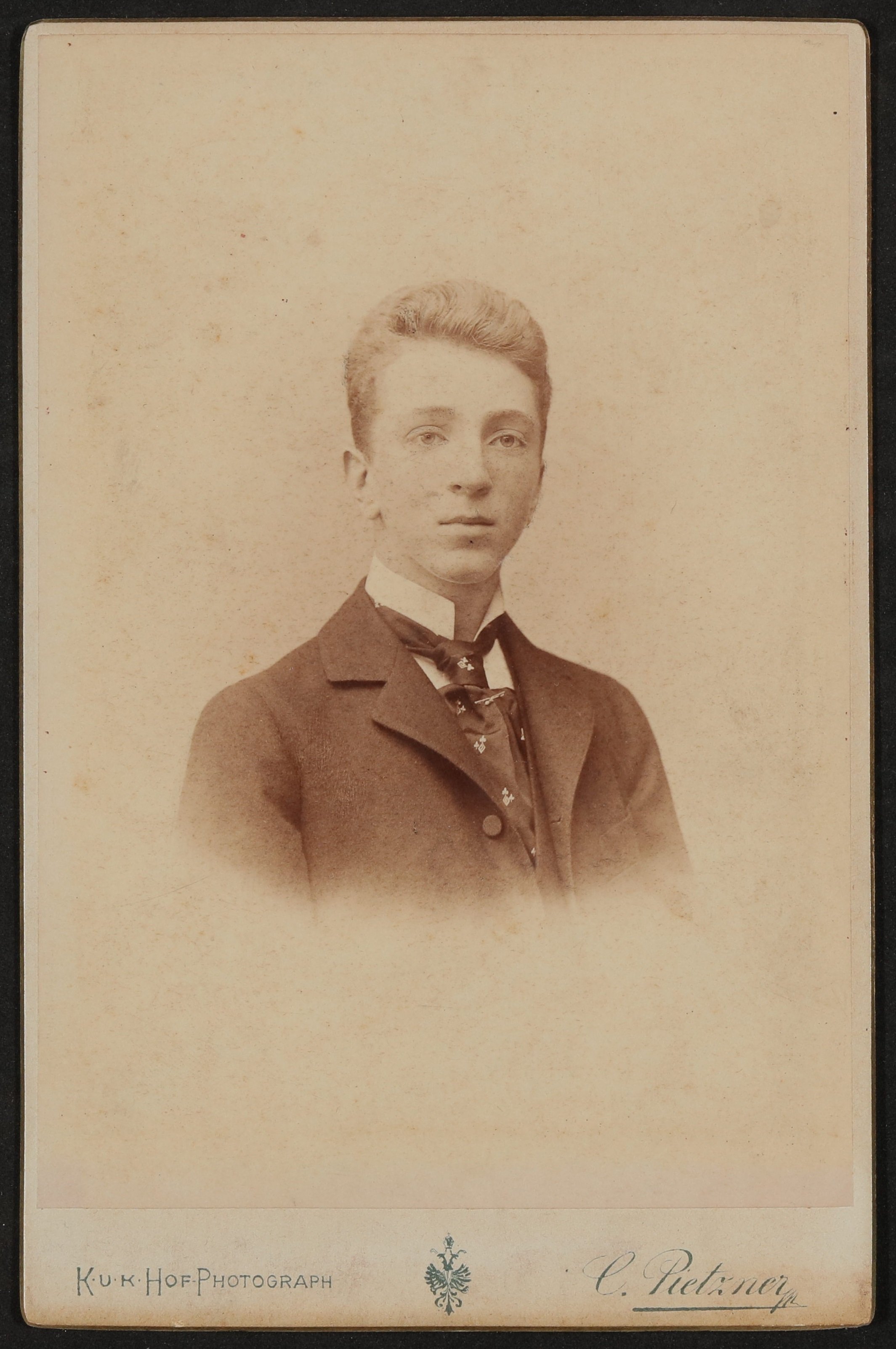 Portrait von Leopold von Andrian als Jugendlicher (Freies Deutsches Hochstift / Frankfurter Goethe-Museum CC BY-NC-SA)