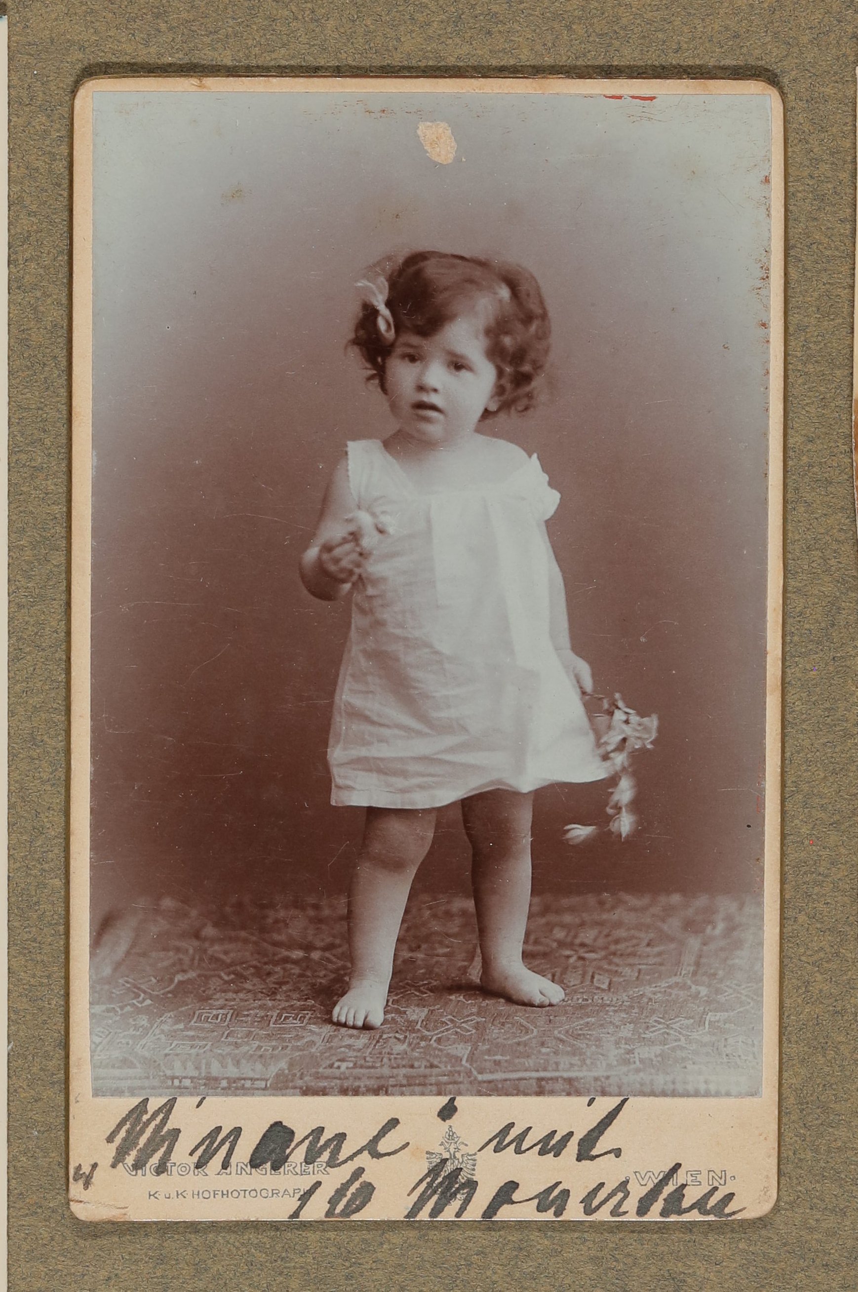 Christiane von Hofmannsthal als Kleinkind mit 16 Monaten im Herbst 1903 (Vera Graaf CC BY-NC-SA)