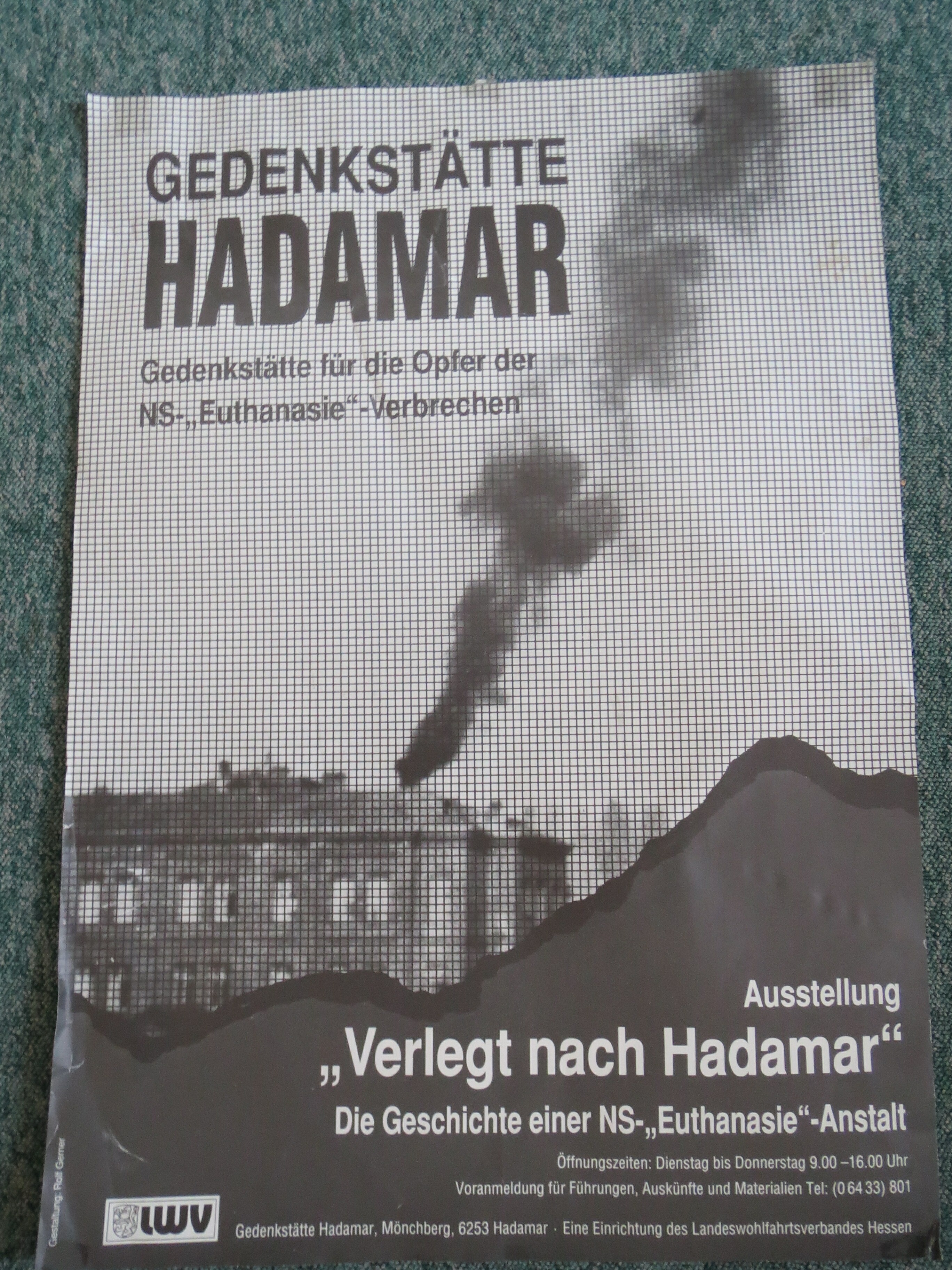 Plakat Ausstellung Gedenkstätte Hadamar (Gedenkstätte Hadamar RR-R)