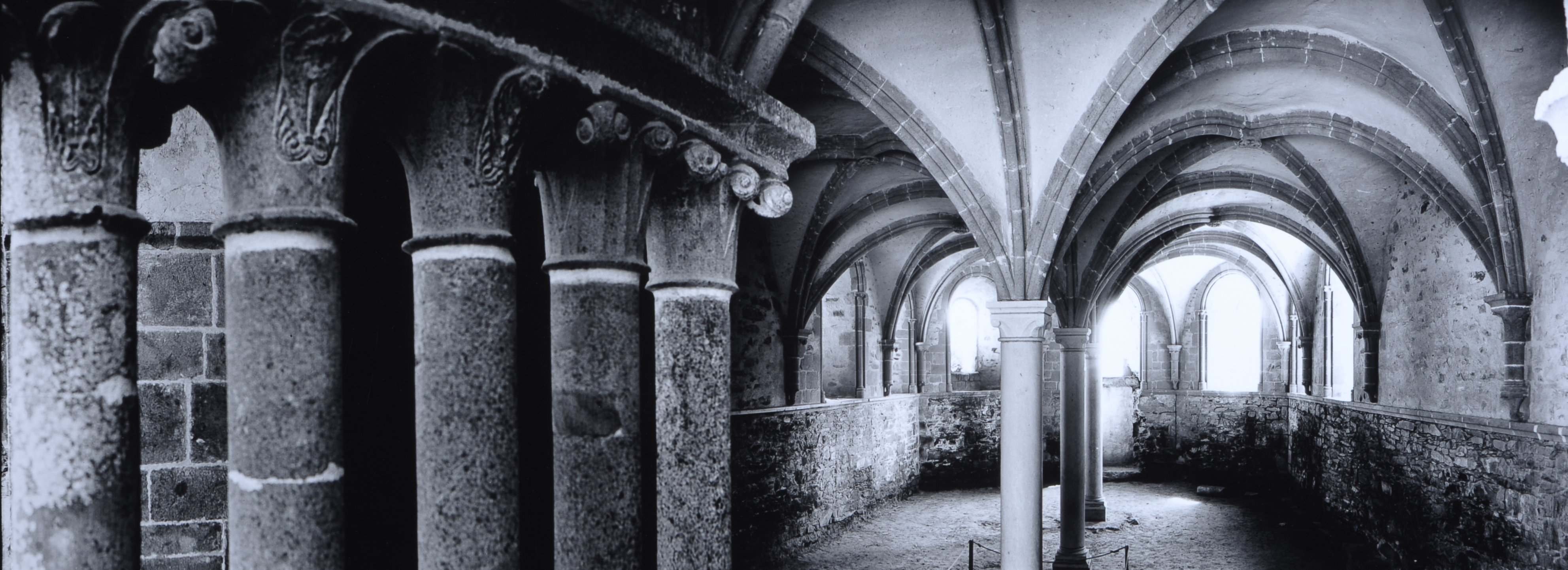 Bretagne - Kreuzgewölbe; Unbekannte Abtei (Kunstsammlungen der Stadt Limburg CC BY-NC-ND)