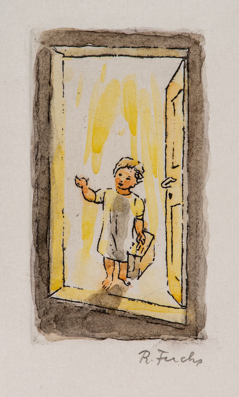 Mädchen an der Tür II (Kunstsammlung Limburg an der Lahn CC BY-NC-ND)