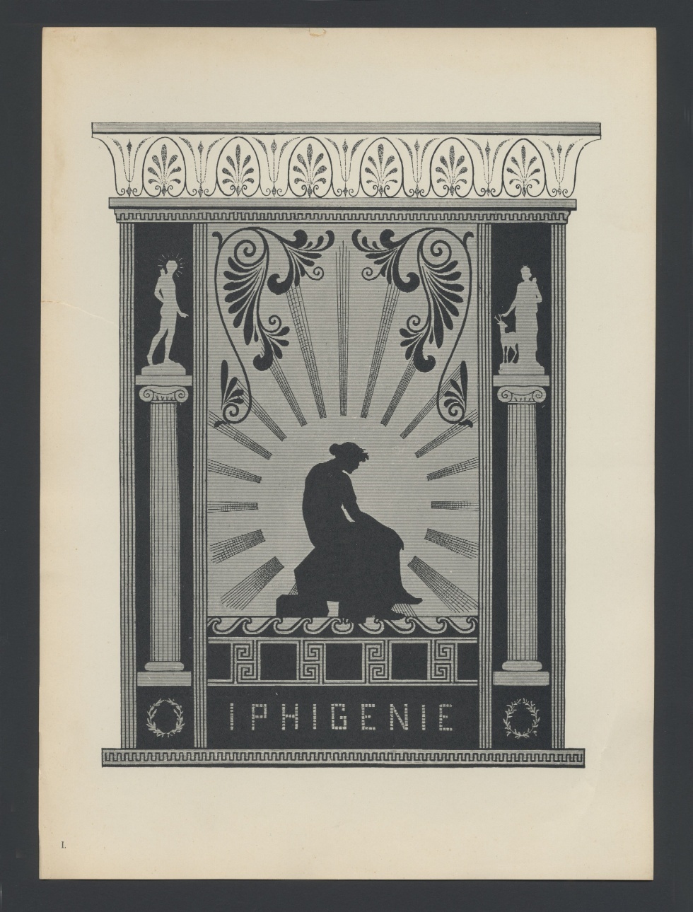 Titelblatt zu &quot;Iphigenie&quot; (Freies Deutsches Hochstift / Frankfurter Goethe-Museum CC BY-NC-SA)