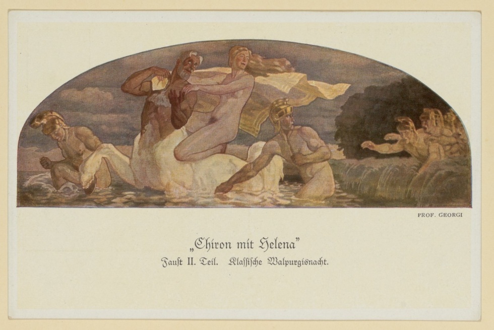 Chiron mit Helena (Freies Deutsches Hochstift / Frankfurter Goethe-Museum CC BY-NC-SA)
