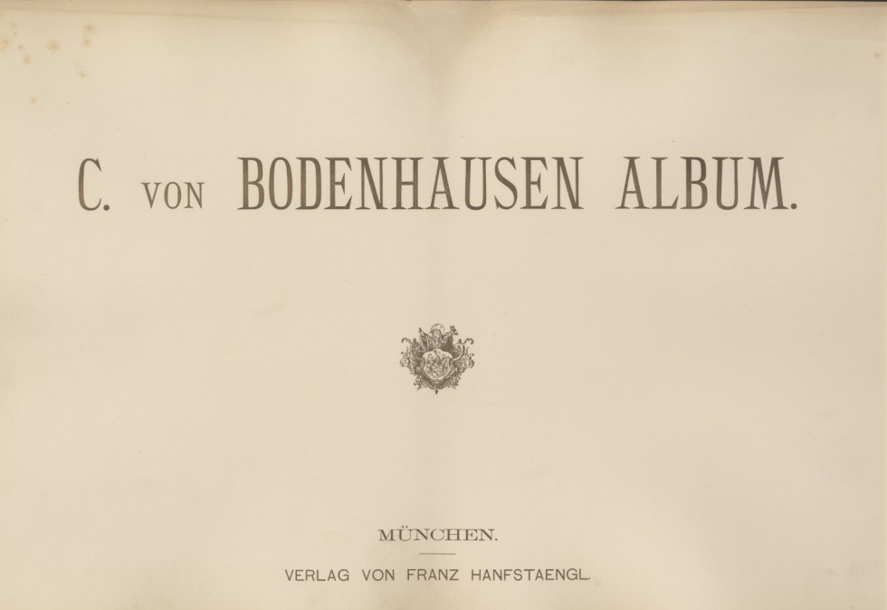 C. von Bodenhausen Album. Reproduktionen nach Gemälden (Freies Deutsches Hochstift / Frankfurter Goethe-Museum CC BY-NC-SA)
