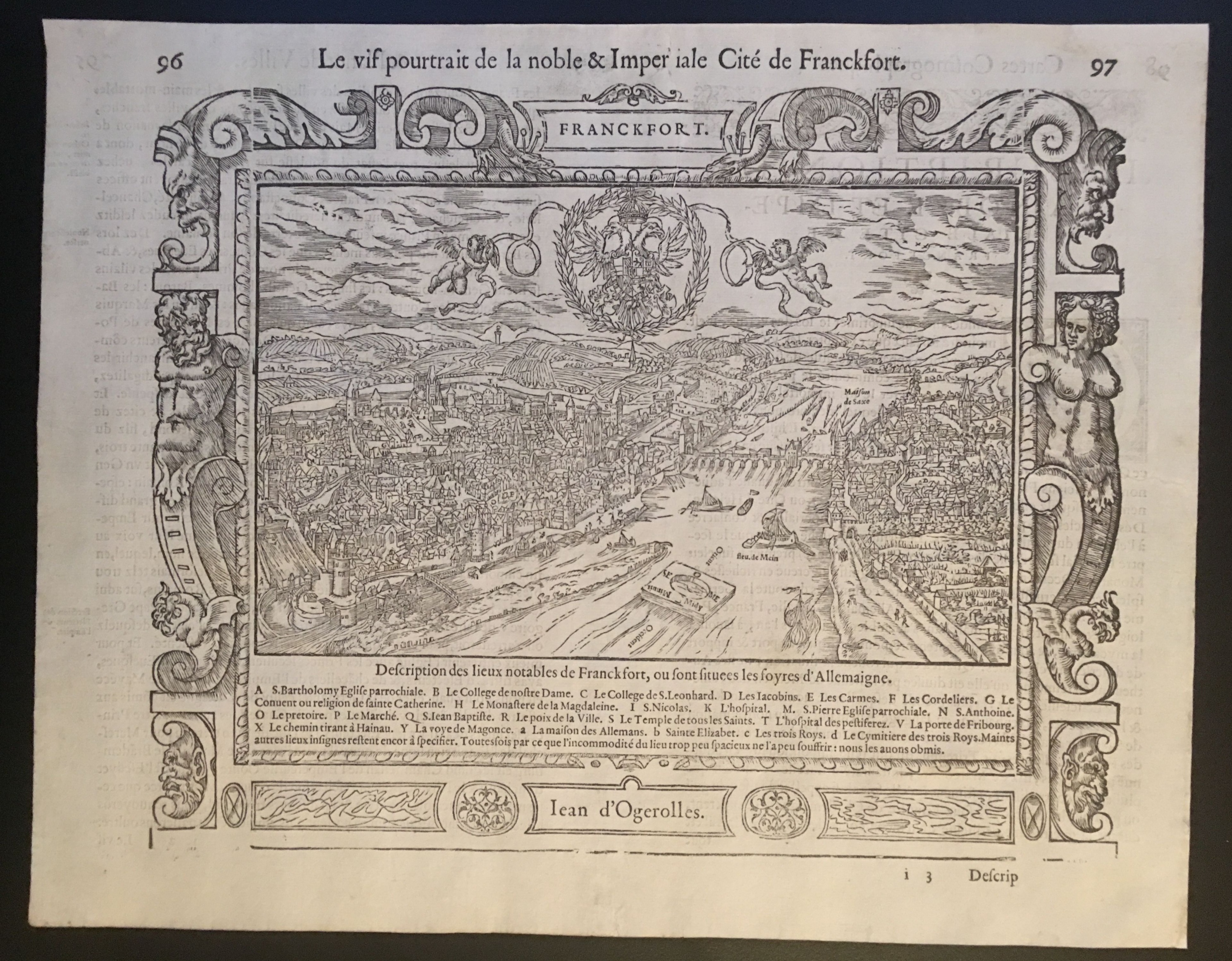 Le vif pourtait de la noble & imperiale Cite de Franckfort, 1564 (Taunus-Rhein-Main - Regionalgeschichtliche Sammlung Dr. Stefan Naas CC BY-NC-SA)