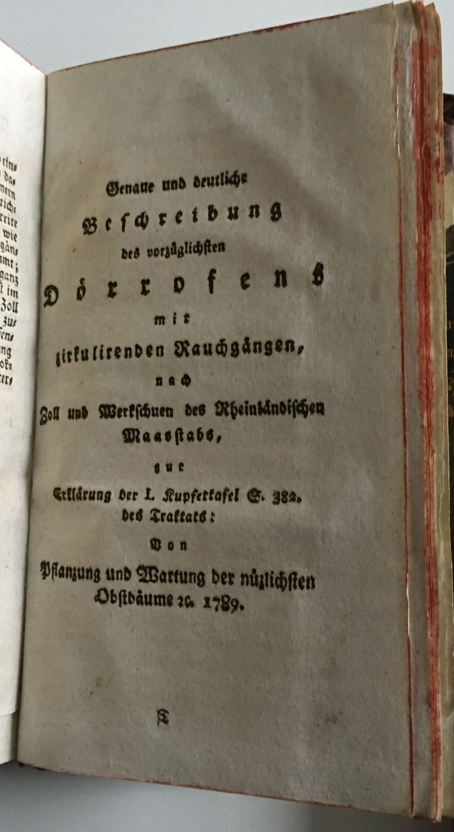 Johann Ludwig Christ, Genaue und deutliche Beschreibung des vorzüglichsten Dörrofens, 1790. (Taunus-Rhein-Main - Regionalgeschichtliche Sammlung Dr. Stefan Naas CC BY-NC-SA)