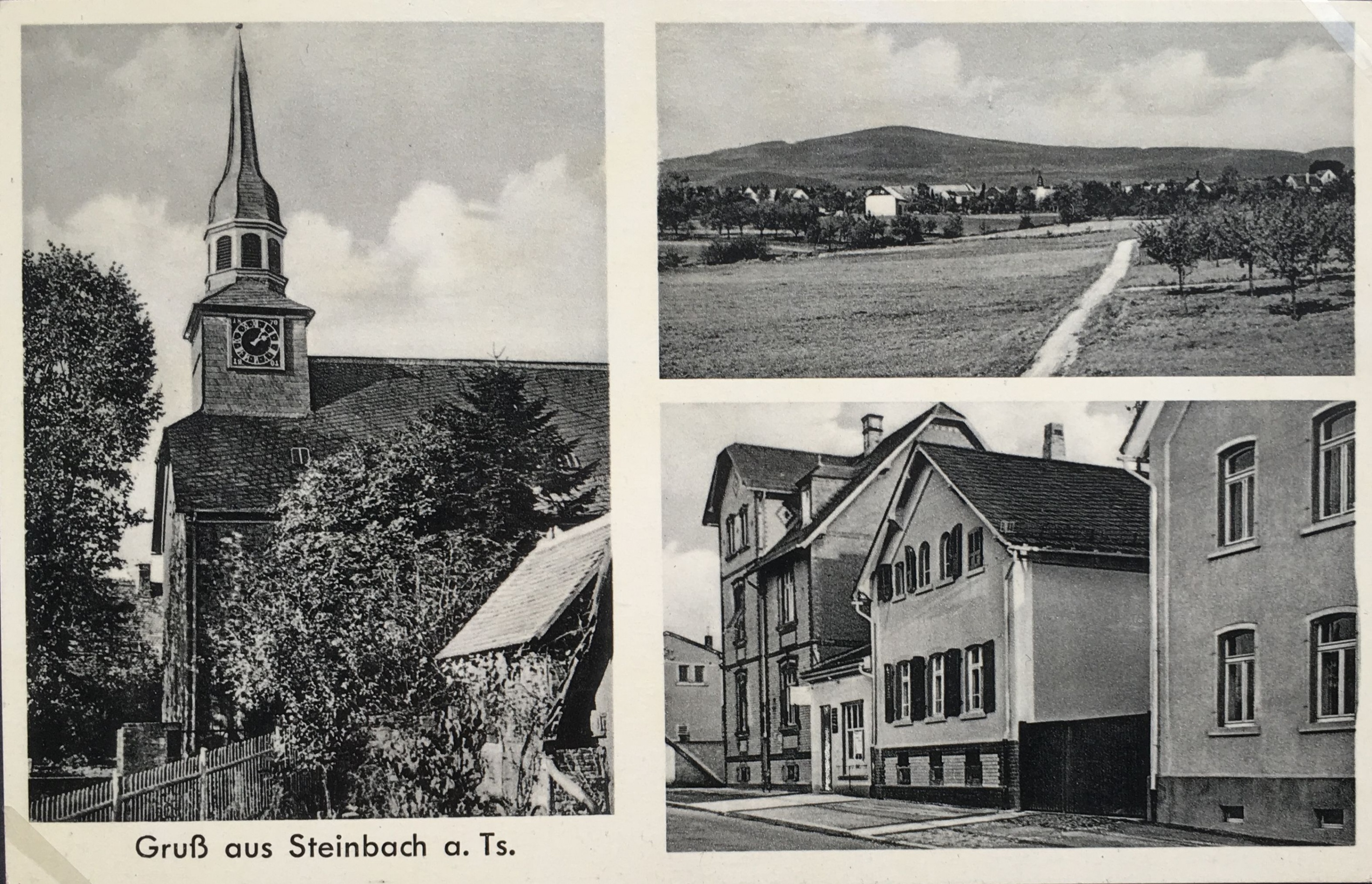 Gruß aus Steinbach am Taunus (Taunus-Rhein-Main - Regionalgeschichtliche Sammlung Dr. Stefan Naas CC BY-NC-SA)