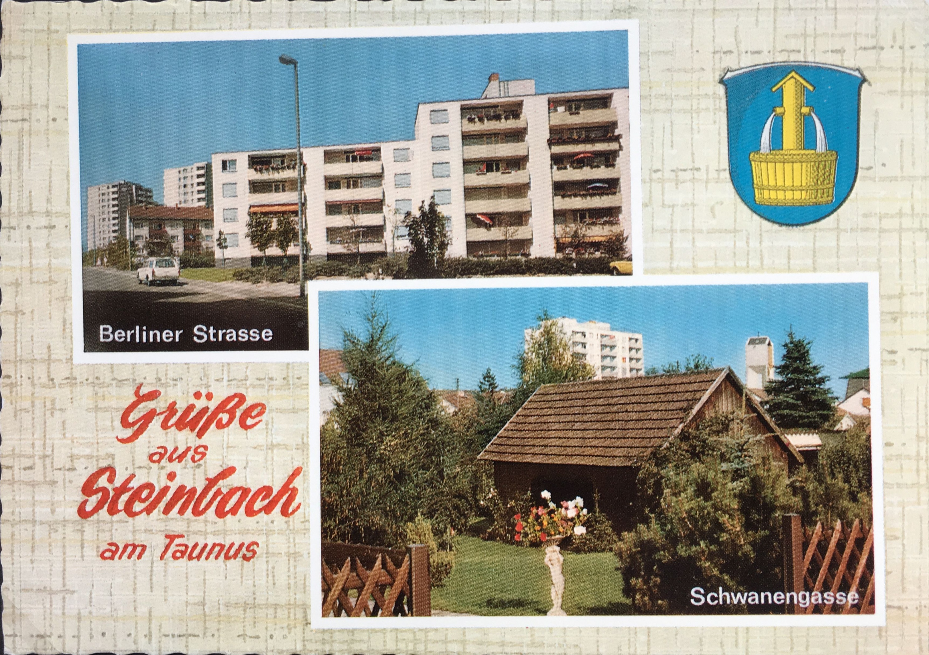 Berliner Straße - Schwanengasse (Taunus-Rhein-Main - Regionalgeschichtliche Sammlung Dr. Stefan Naas CC BY-NC-SA)