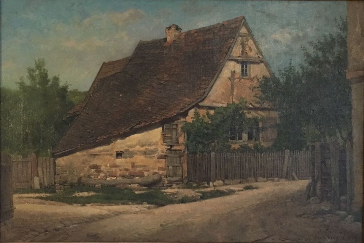 Adolf Chelius, Haus in Cronberg, 1879 (Taunus-Rhein-Main - Regionalgeschichtliche Sammlung Dr. Stefan Naas CC BY-NC-SA)
