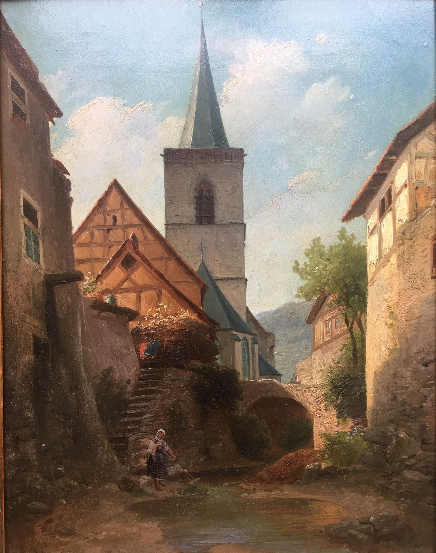 Jakob Maurer, Kirche in Assmannshausen (Taunus-Rhein-Main - Regionalgeschichtliche Sammlung Dr. Stefan Naas CC BY-NC-SA)
