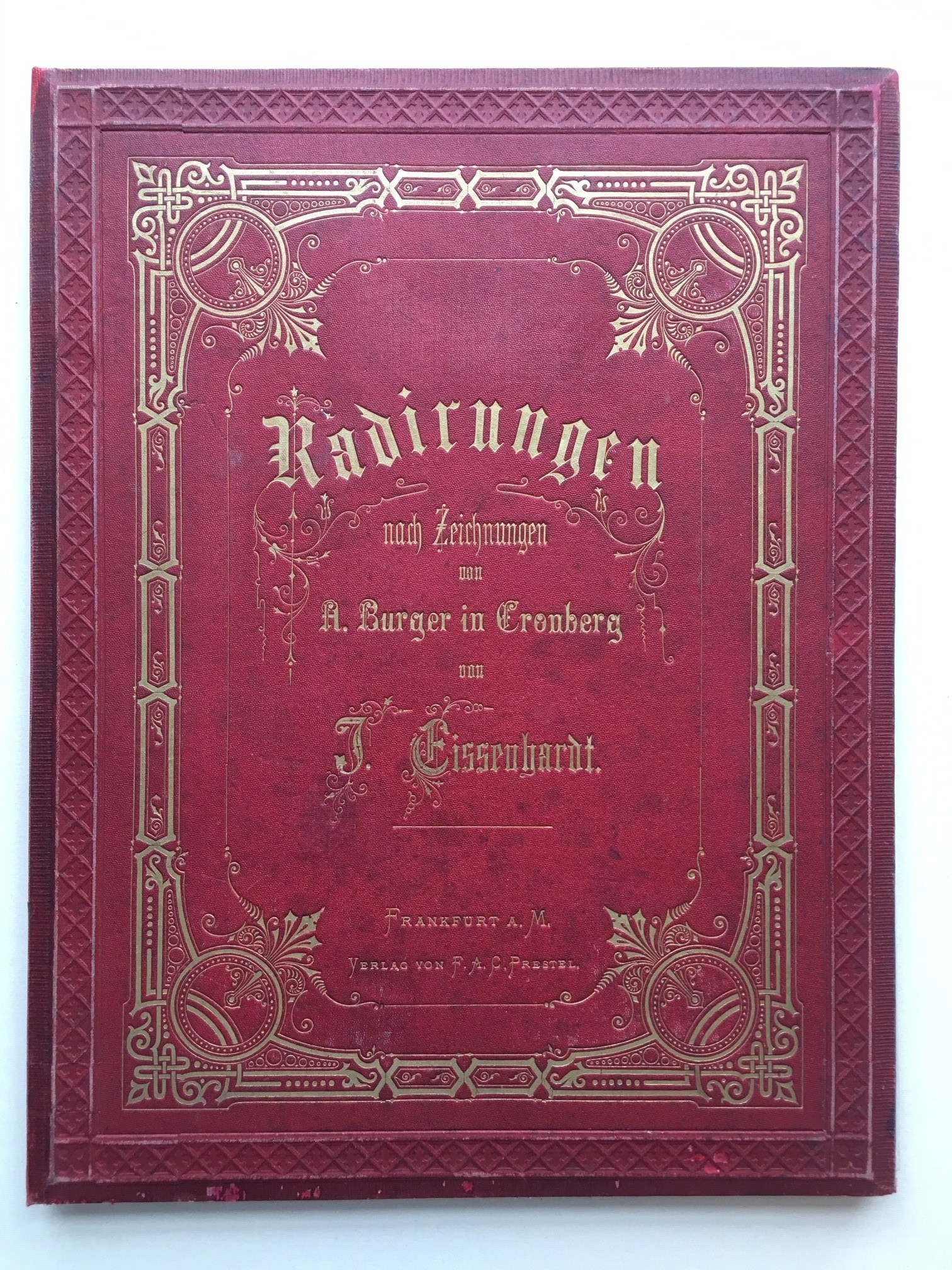J. Eissenhardt, Radierungen nach Zeichnungen von A. Burger in Cronberg, ca. 1880. (Taunus-Rhein-Main - Regionalgeschichtliche Sammlung Dr. Stefan Naas CC BY-NC-SA)