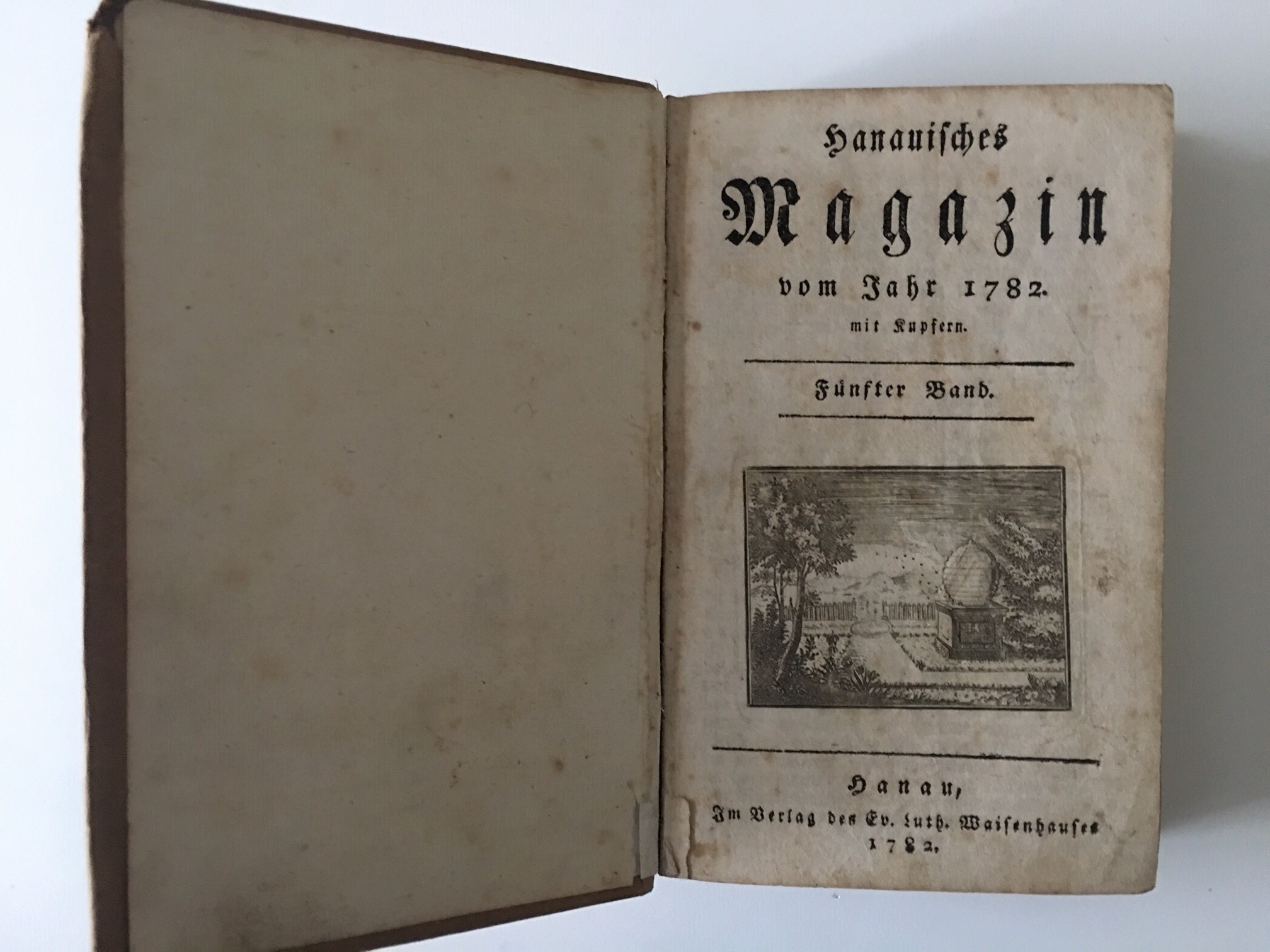 Hanauisches Magazin vom Jahr 1782, 5. Band. (Taunus-Rhein-Main - Regionalgeschichtliche Sammlung Dr. Stefan Naas CC BY-NC-SA)