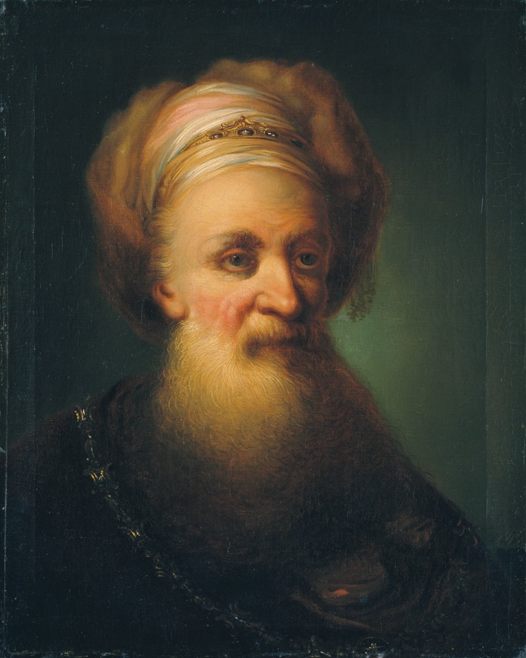 Brustbild eines Mannes mit Turban (Freies Deutsches Hochstift / Frankfurter Goethe-Museum RR-F)