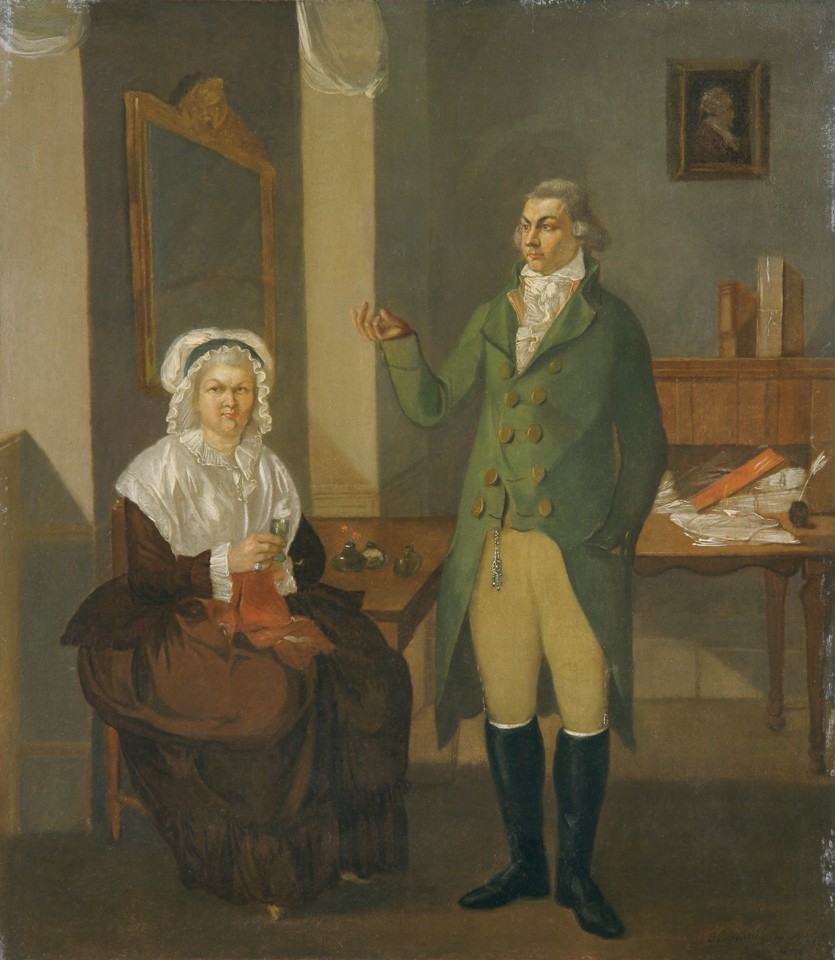 Doppelporträt eines jungen Mannes und einer älteren Frau (Freies Deutsches Hochstift / Frankfurter Goethe-Museum RR-F)