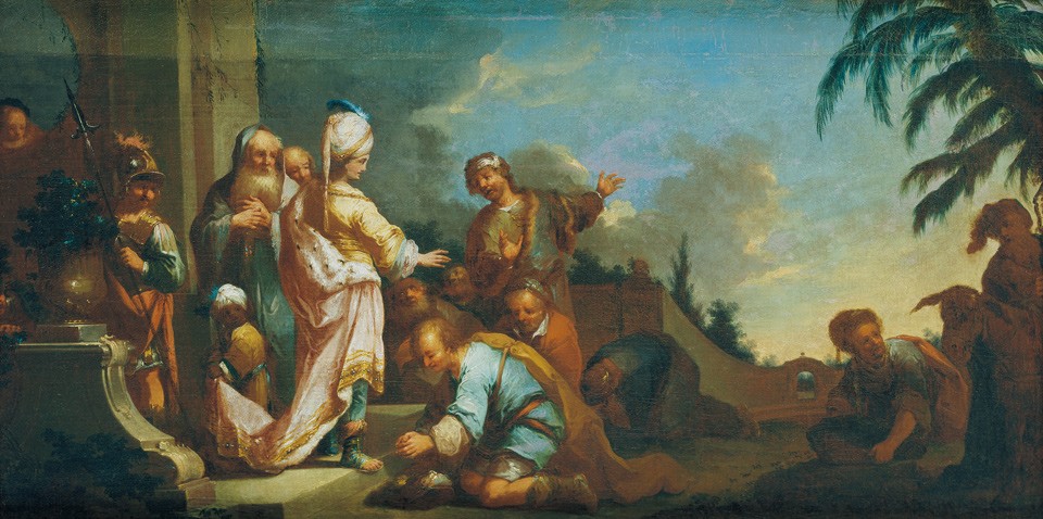 Joseph empfängt seine Brüder in Ägypten (Freies Deutsches Hochstift / Frankfurter Goethe-Museum RR-F)