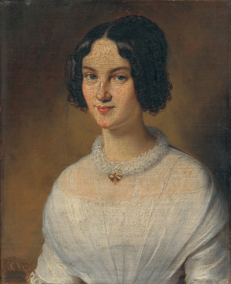 Porträt einer unbekannten jungen Frau (Freies Deutsches Hochstift / Frankfurter Goethe-Museum RR-F)