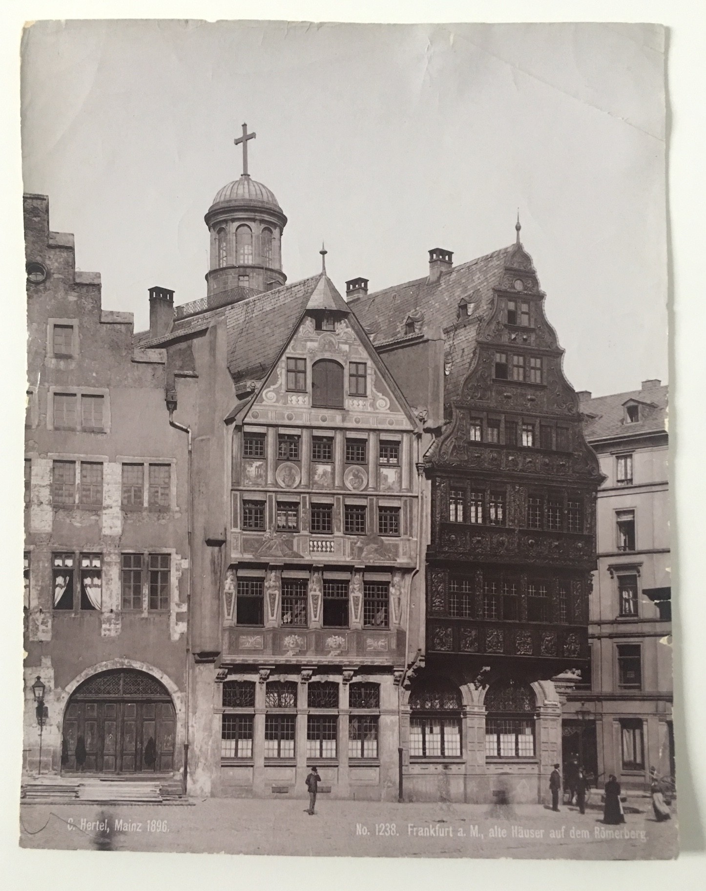 Römerberg, Frankfurt am Main 1896 (Regionalgeschichtliche Sammlung Dr. Stefan Naas CC BY-NC-SA)