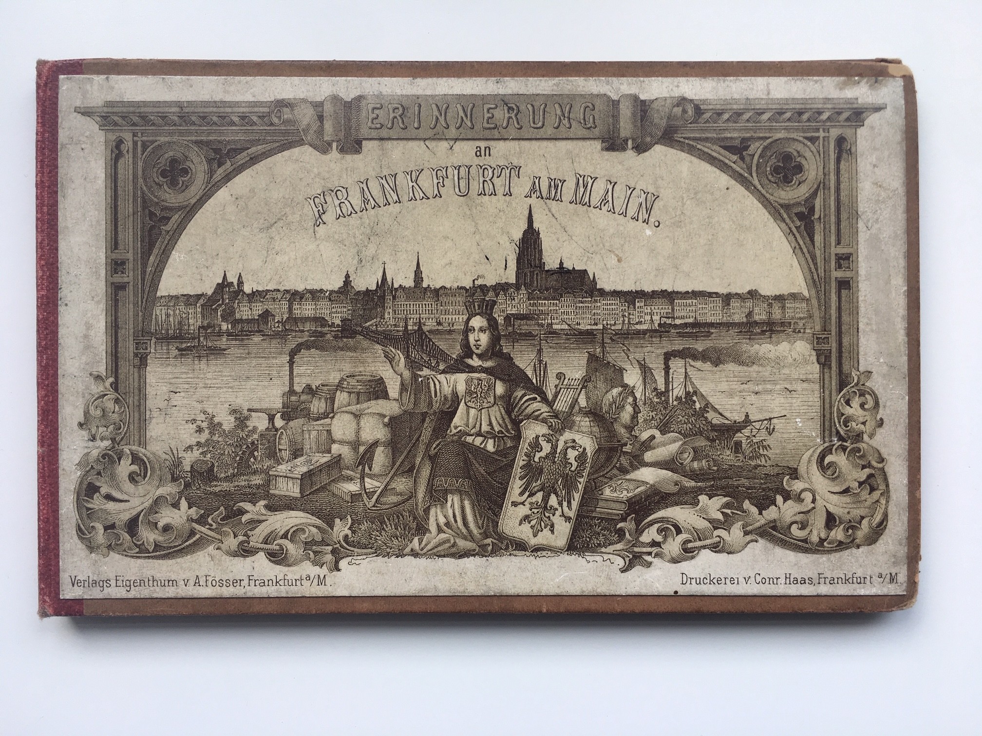 Serie von Lithografien aus Frankfurt am Main, nach 1878 (Regionalgeschichtliche Sammlung Dr. Stefan Naas CC BY-NC-SA)
