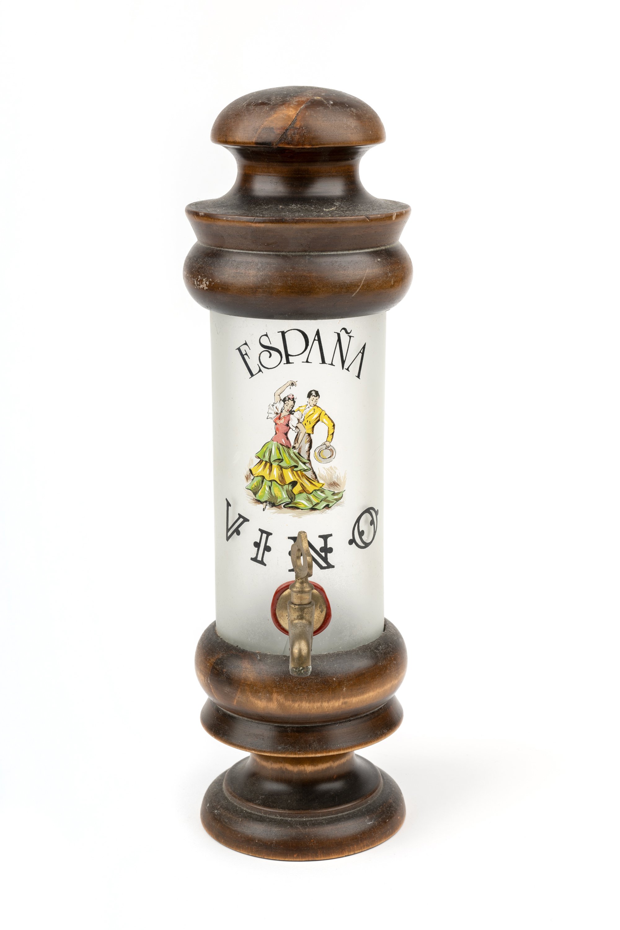 Behälter mit Zapfhahn "España Vino" (Andenken des spanischen Arbeitsmigranten José García Herrera) (Stadtmuseum Kassel CC BY-NC-SA)