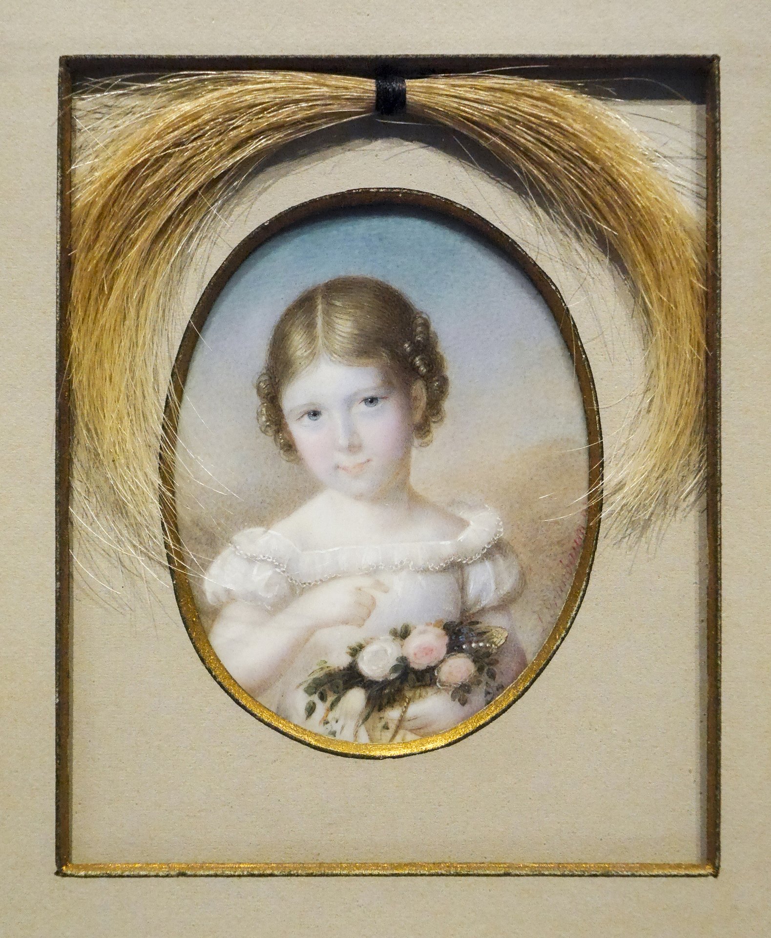 Kinderporträt von Gräfin Louise von Bose (Stadtmuseum Kassel CC BY-NC-SA)