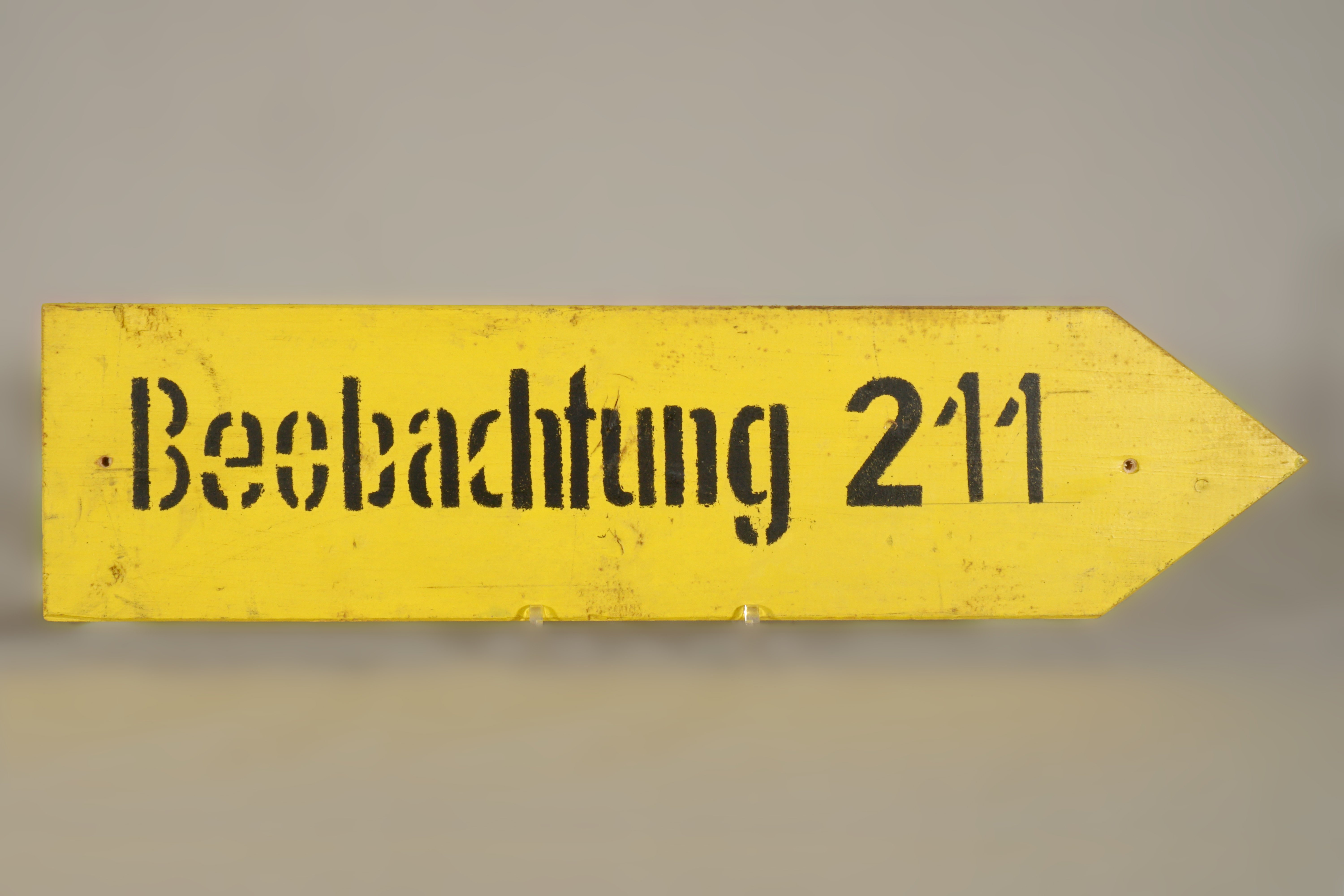 Hinweistafel 'Beobachtung 211' (Werra-Kalibergbau-Museum, Heringen/W. CC BY-NC-SA)