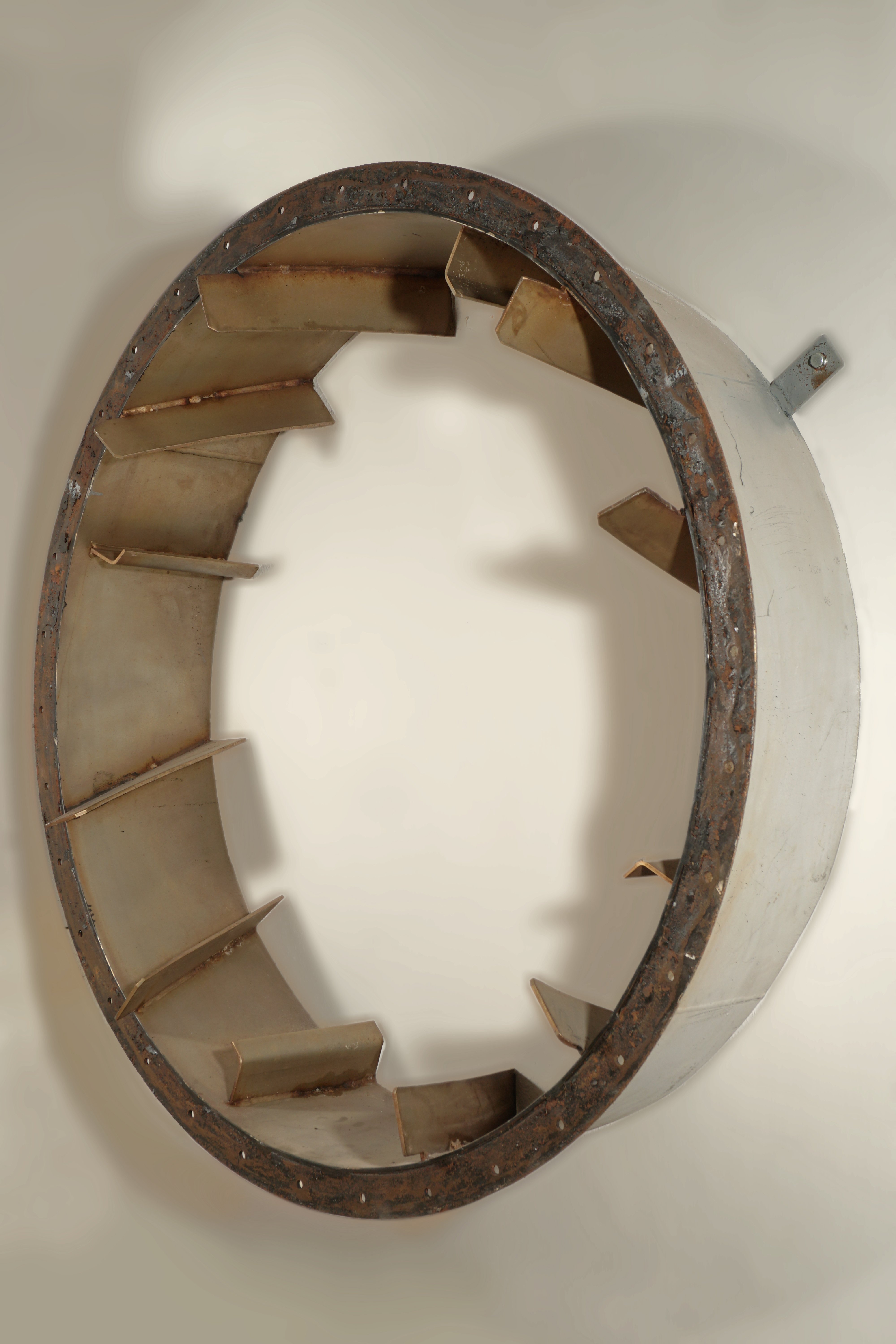Fragment der Trommel eines Trommeltrockners (Werra-Kalibergbau-Museum, Heringen/W. CC BY-NC-SA)