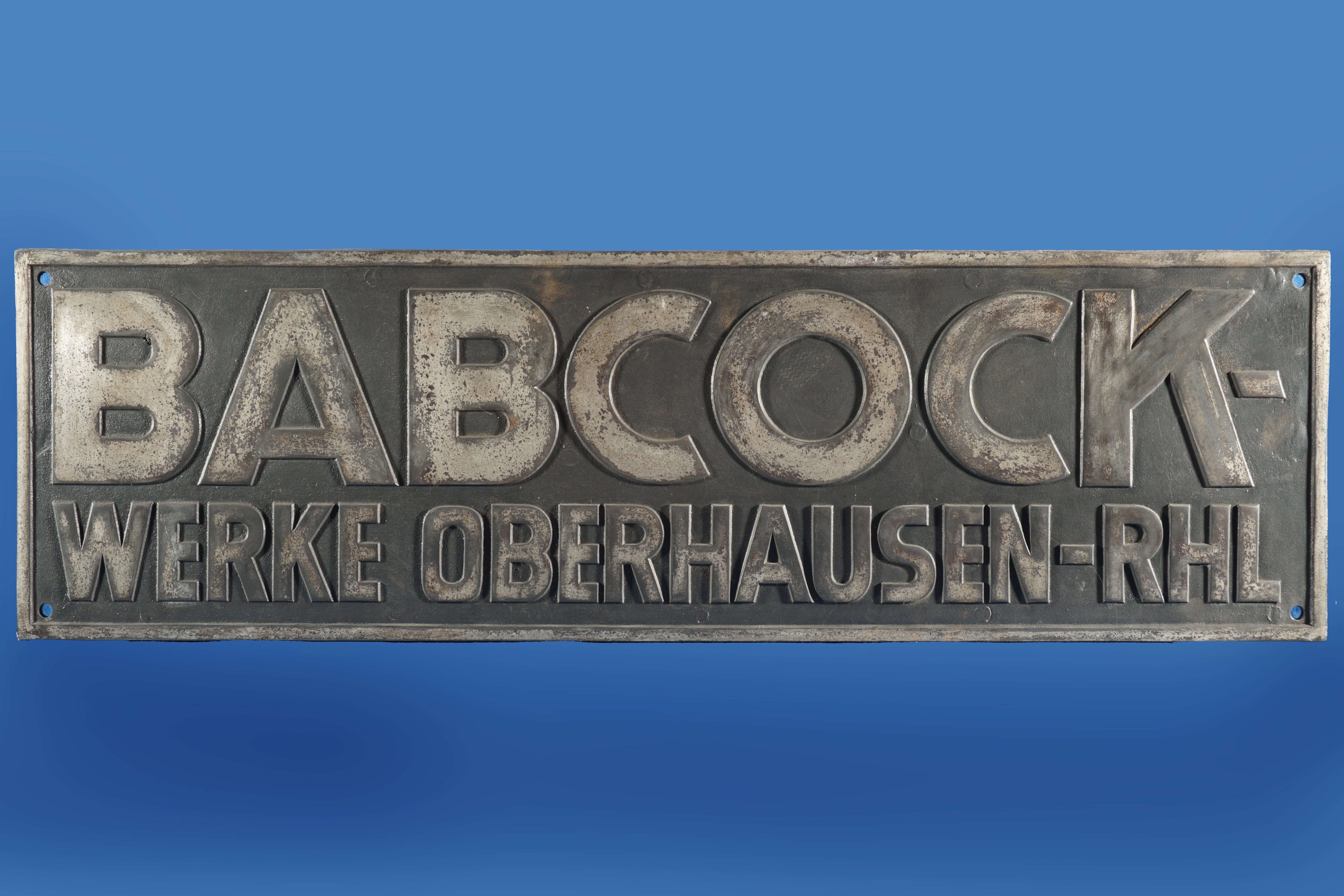 Herstellertafel 'Babcock' (Werra-Kalibergbau-Museum, Heringen/W. CC BY-NC-SA)