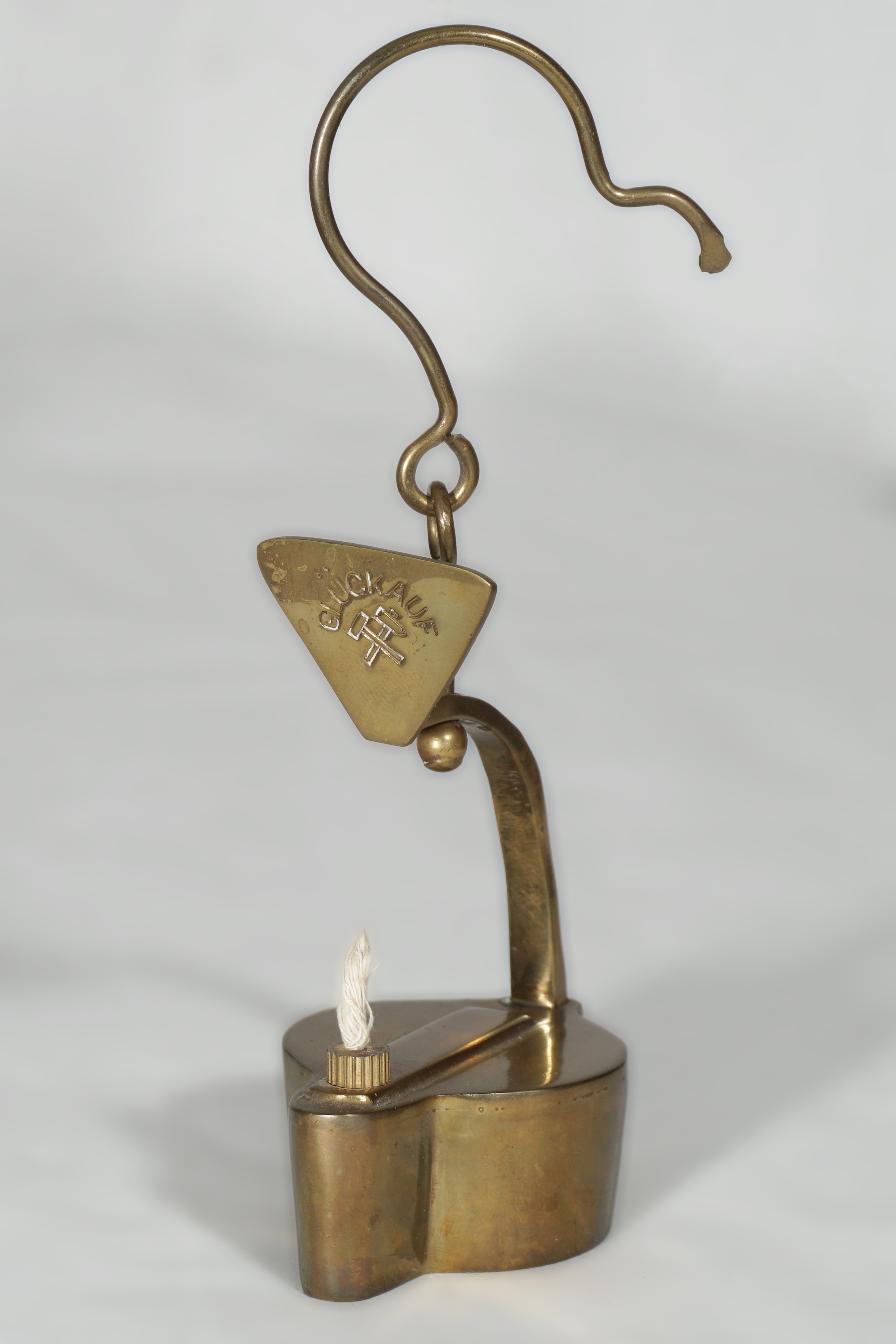 Öllampe 'Frosch' (Messing-Guß) (Werra-Kalibergbau-Museum, Heringen/W. CC BY-NC-SA)