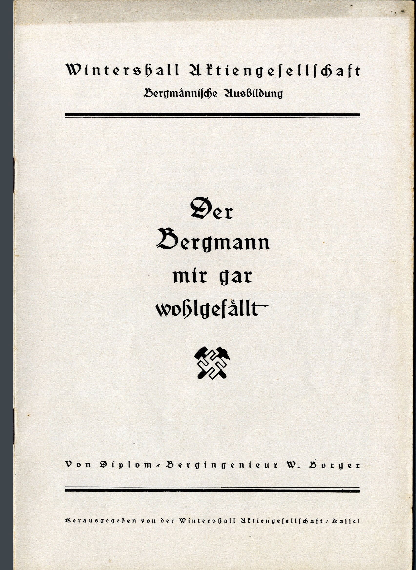 Werbebroschüre "Der Gergmann mir gar wohlgefällt" (Werra-Kalibergbau-Museum, Heringen/W. CC BY-NC-SA)