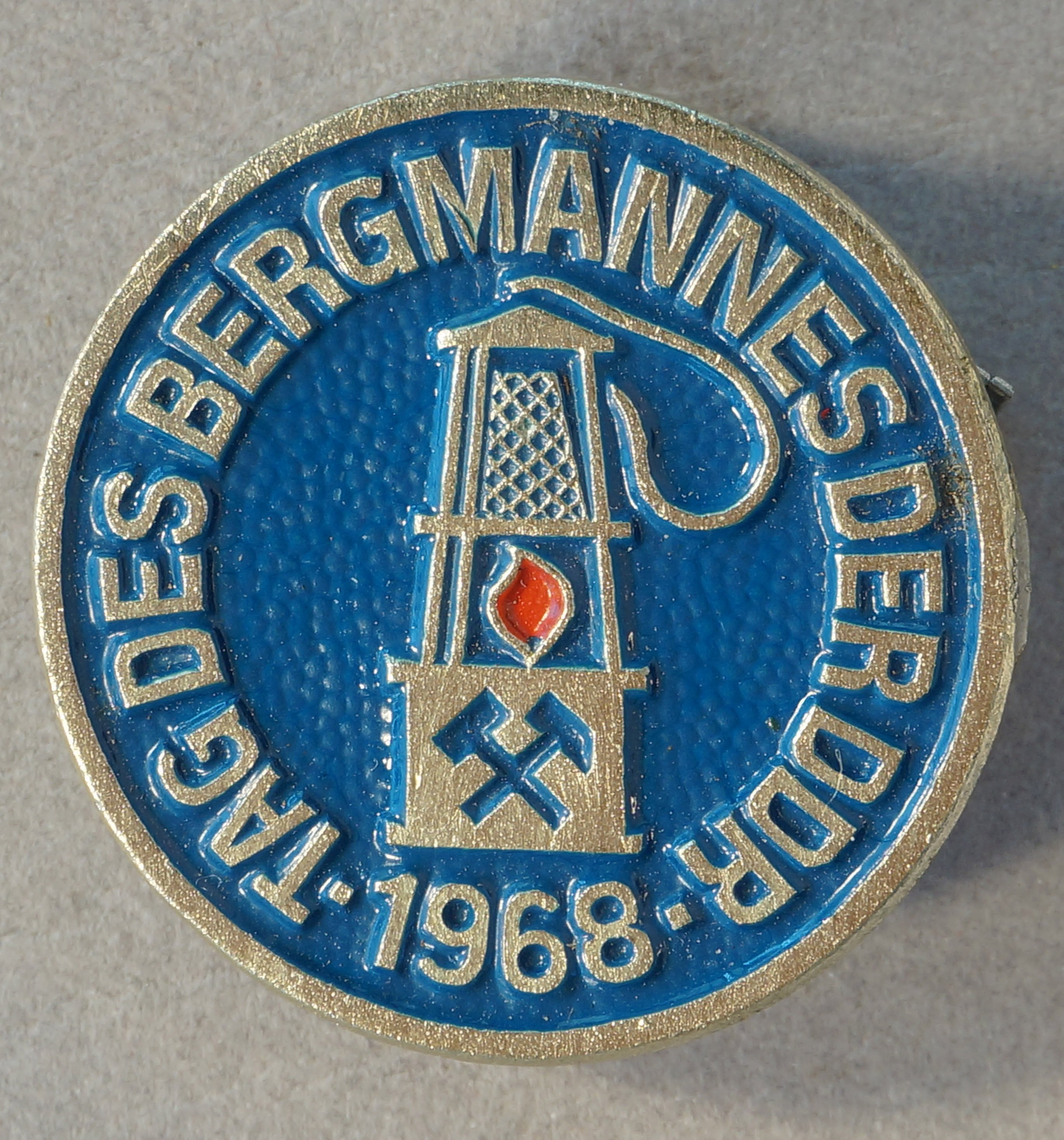 Abzeichen "Tag des Bergmanns der DDR" 19 (Werra-Kalibergbau-Museum, Heringen/W. CC BY-NC-SA)