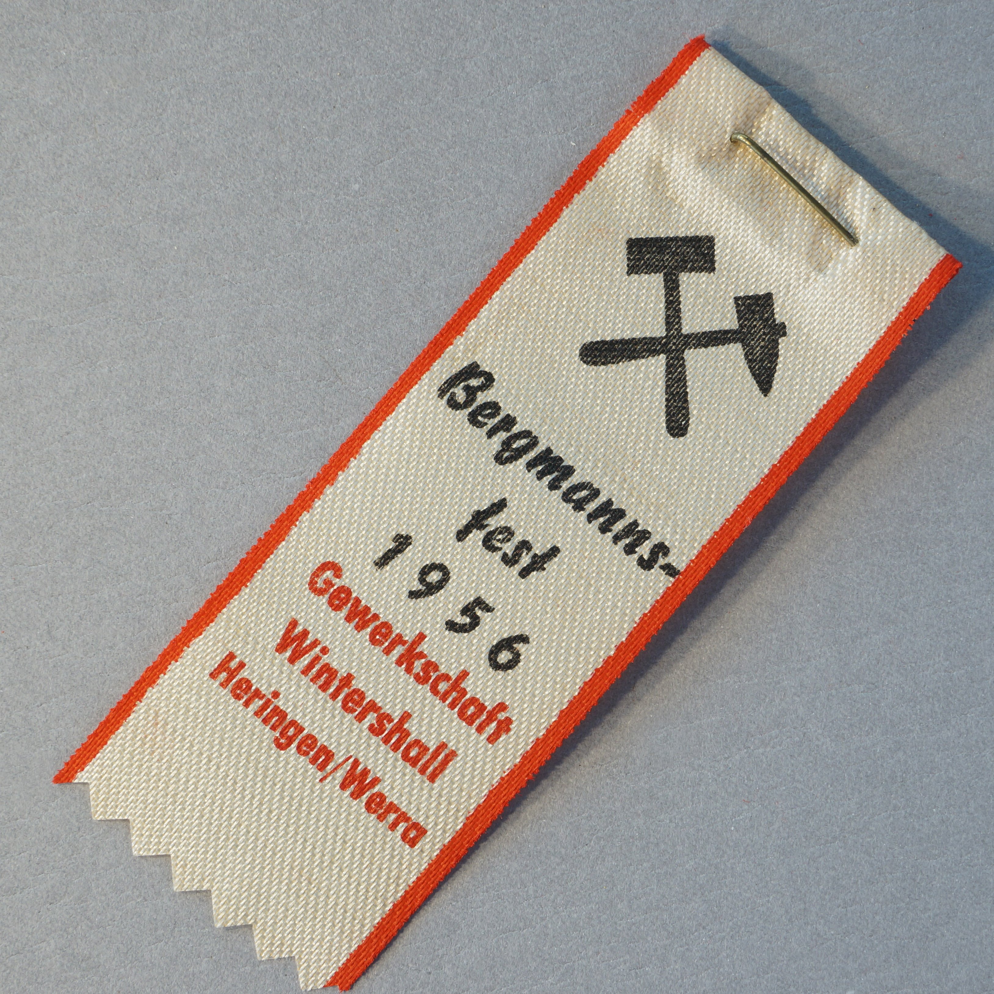 Bandabzeichen (Werra-Kalibergbau-Museum, Heringen/W. CC BY-NC-SA)