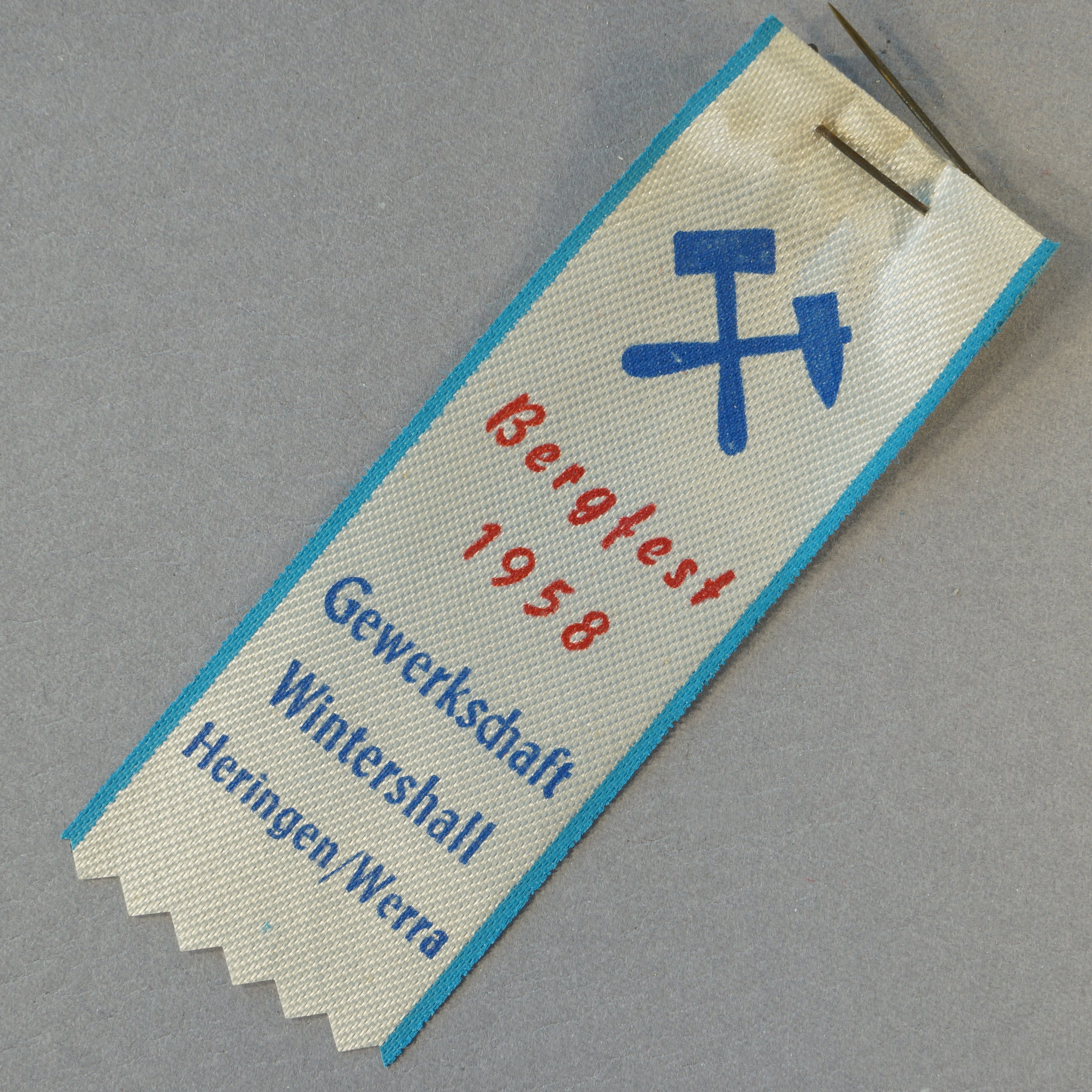 Bandabzeichen (Werra-Kalibergbau-Museum, Heringen/W. CC BY-NC-SA)