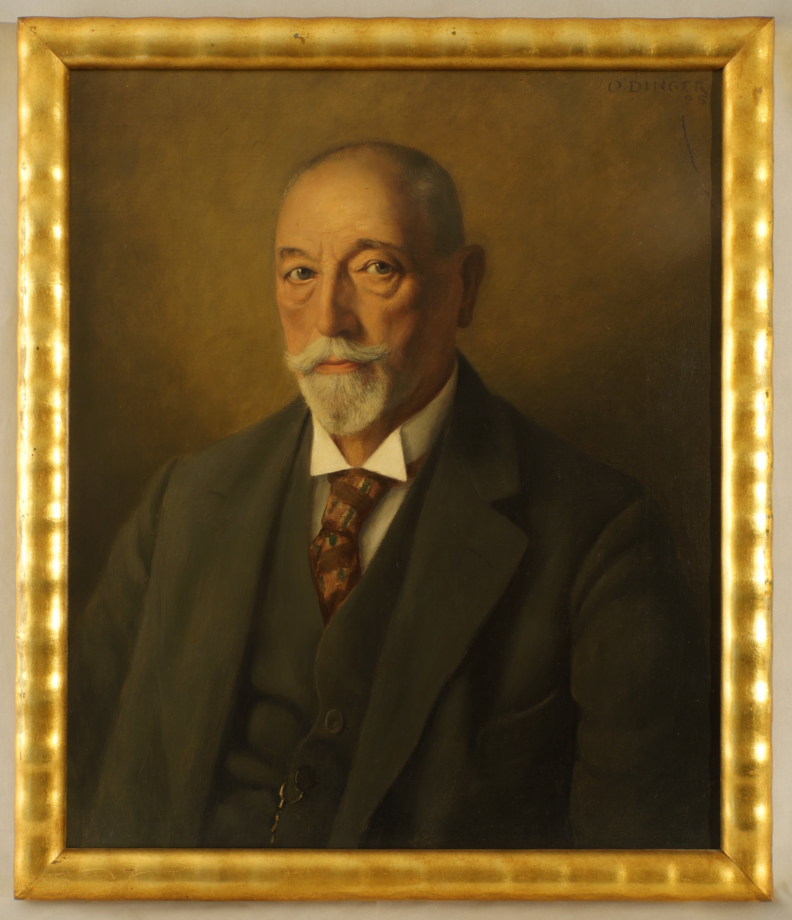 Ölbild Brustbild eines älteren Mannes (Werra-Kalibergbau-Museum, Heringen/W. CC BY-NC-SA)