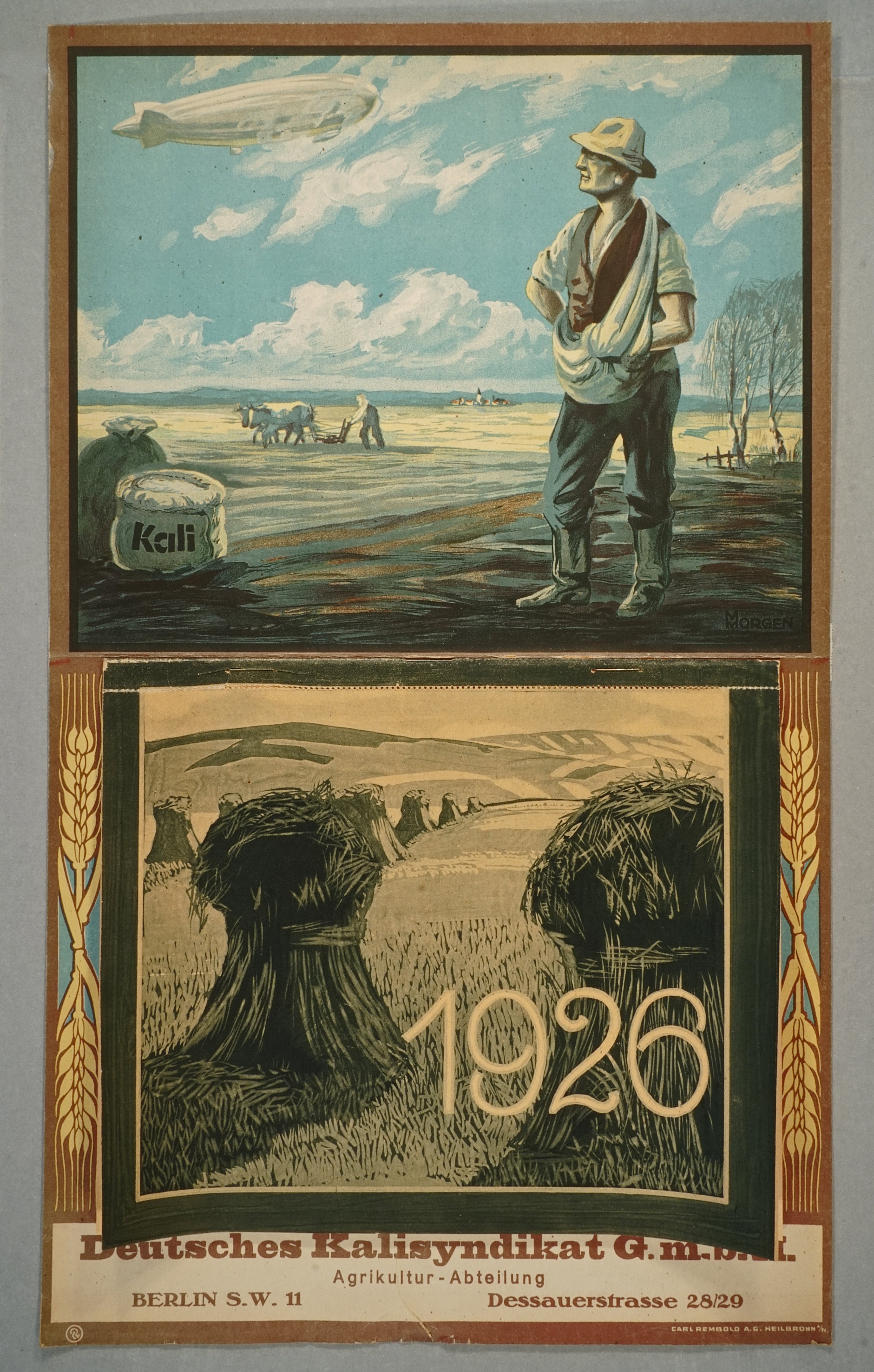 Wandkalender 1926, Deutsches Kalisyndikat (Werra-Kalibergbau-Museum, Heringen/W. CC BY-NC-SA)