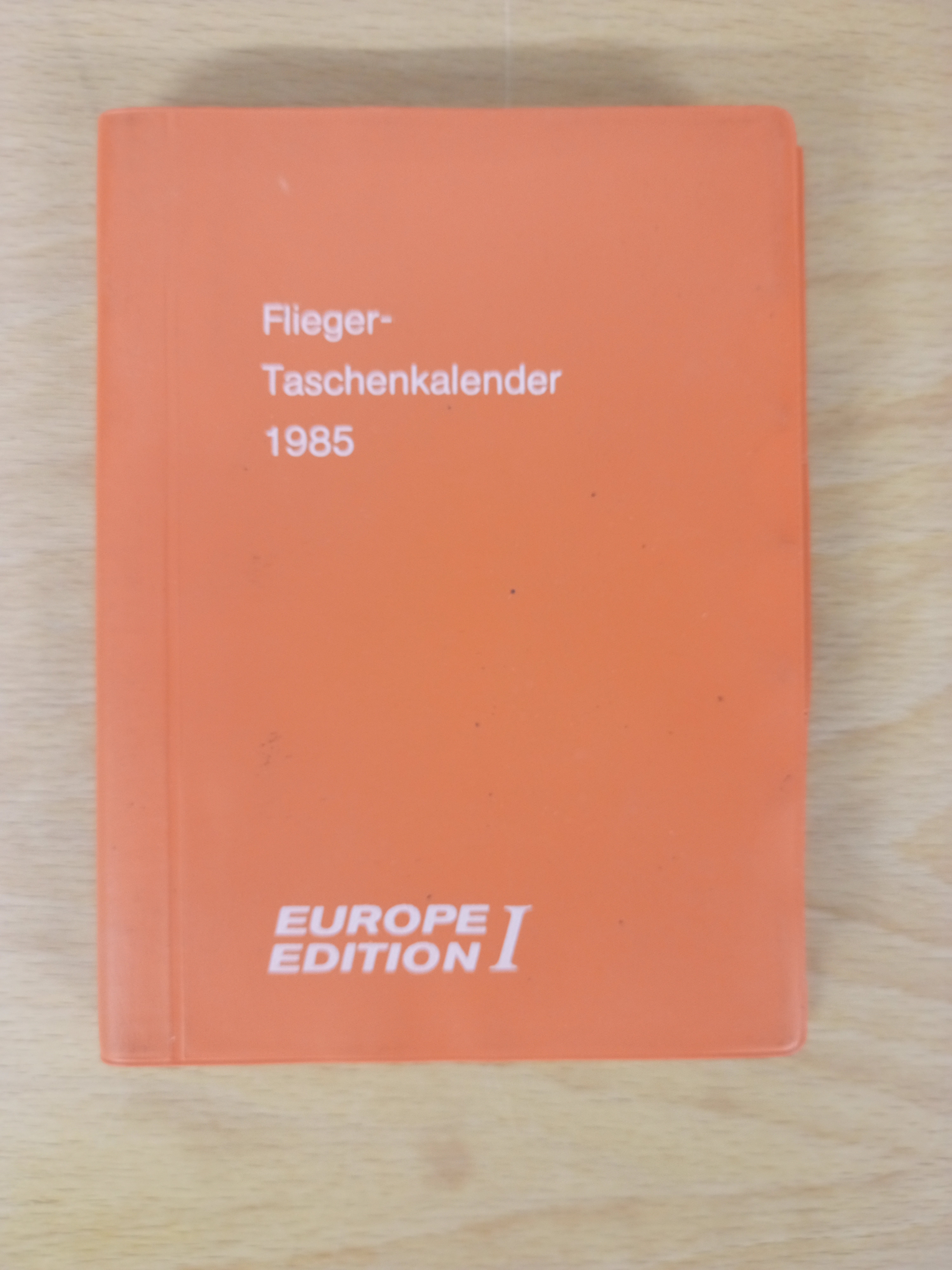 Flieger Taschenkalender Ausgabe Europa (Deutsches Segelflugmuseum mit Modellflug CC BY-NC-SA)