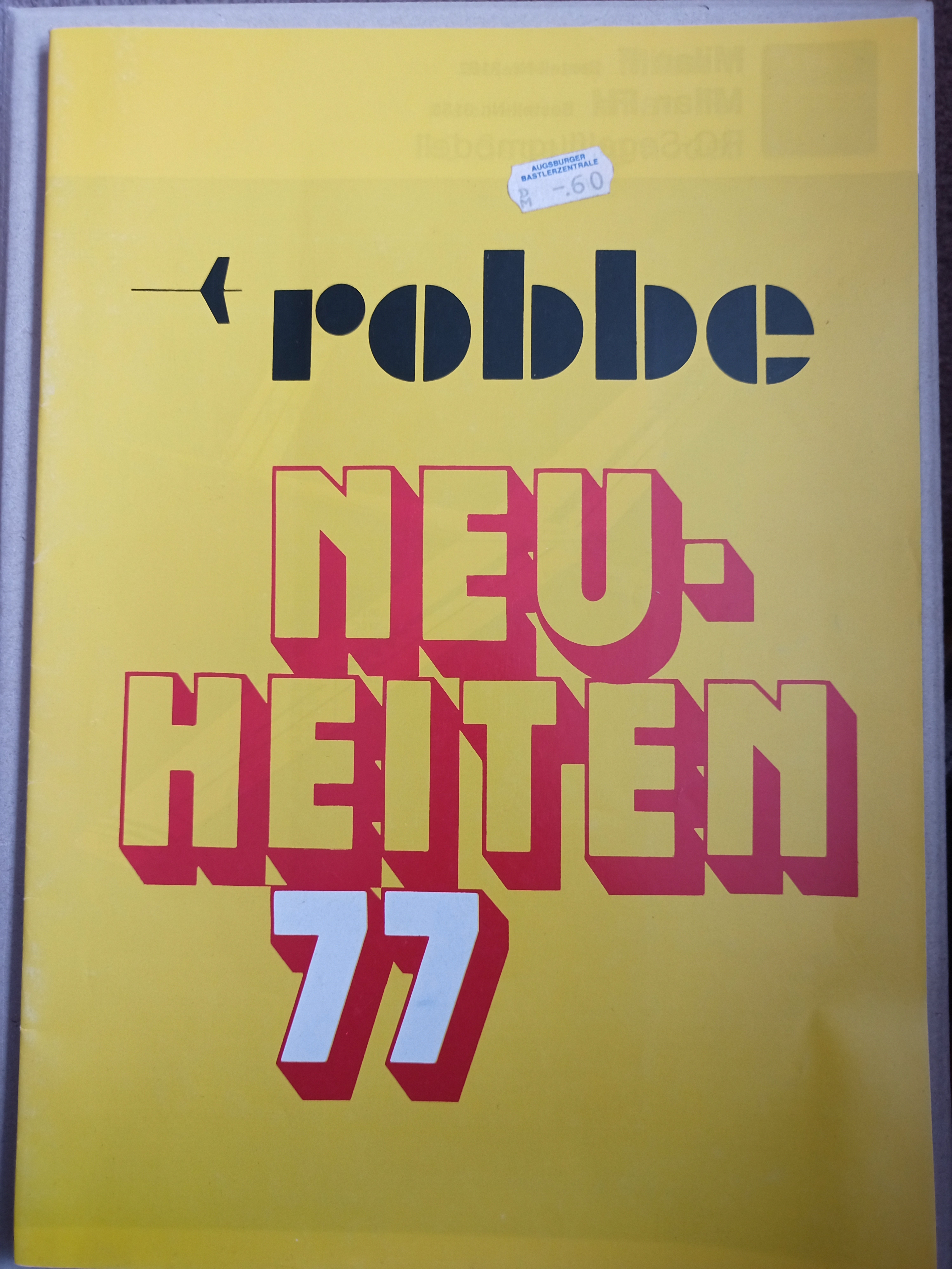 robbe Neuheiten 1977 (Deutsches Segelflugmuseum mit Modellflug CC BY-NC-SA)