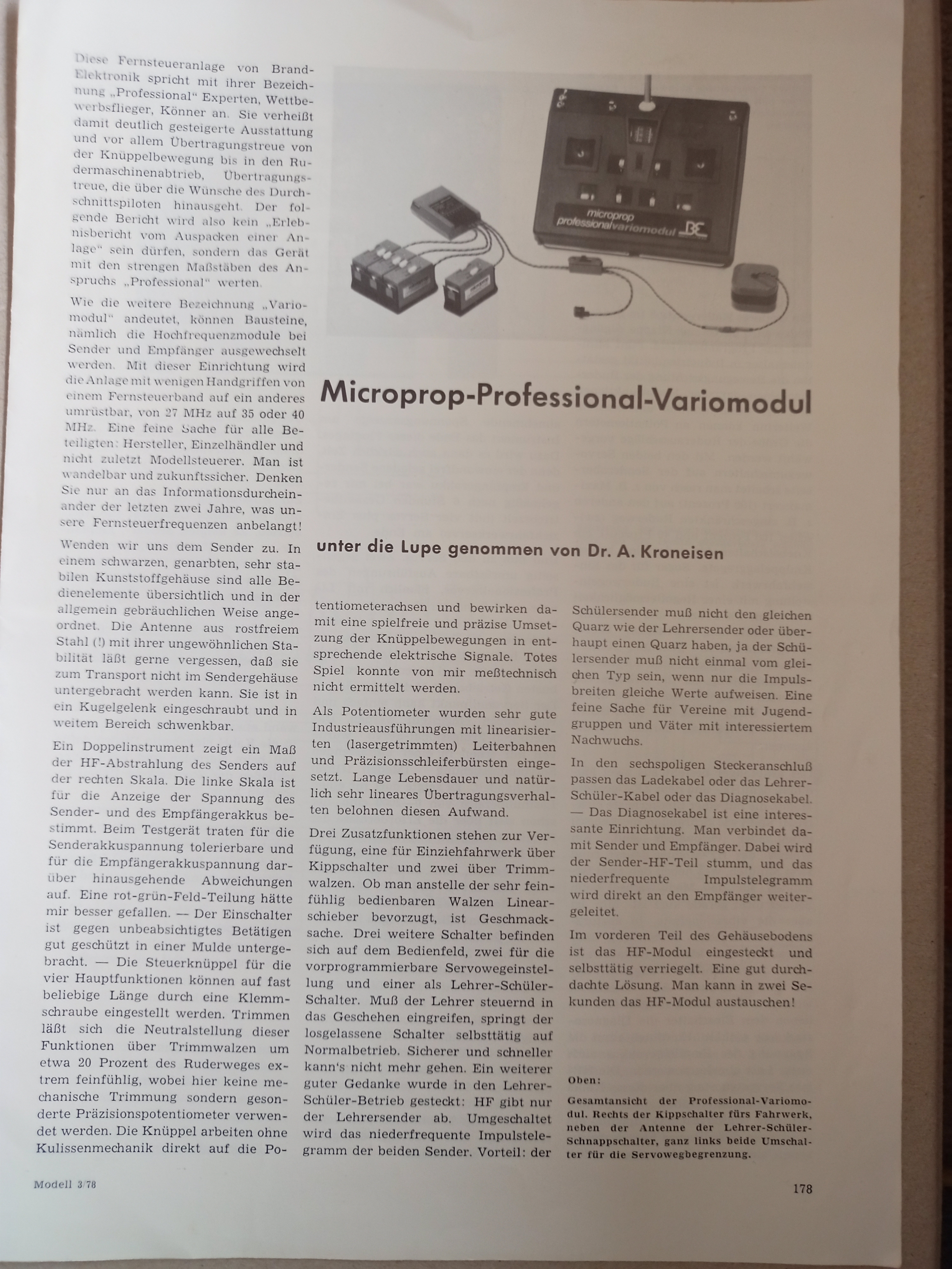 Microprop Testbericht 1978 (Deutsches Segelflugmuseum mit Modellflug CC BY-NC-SA)