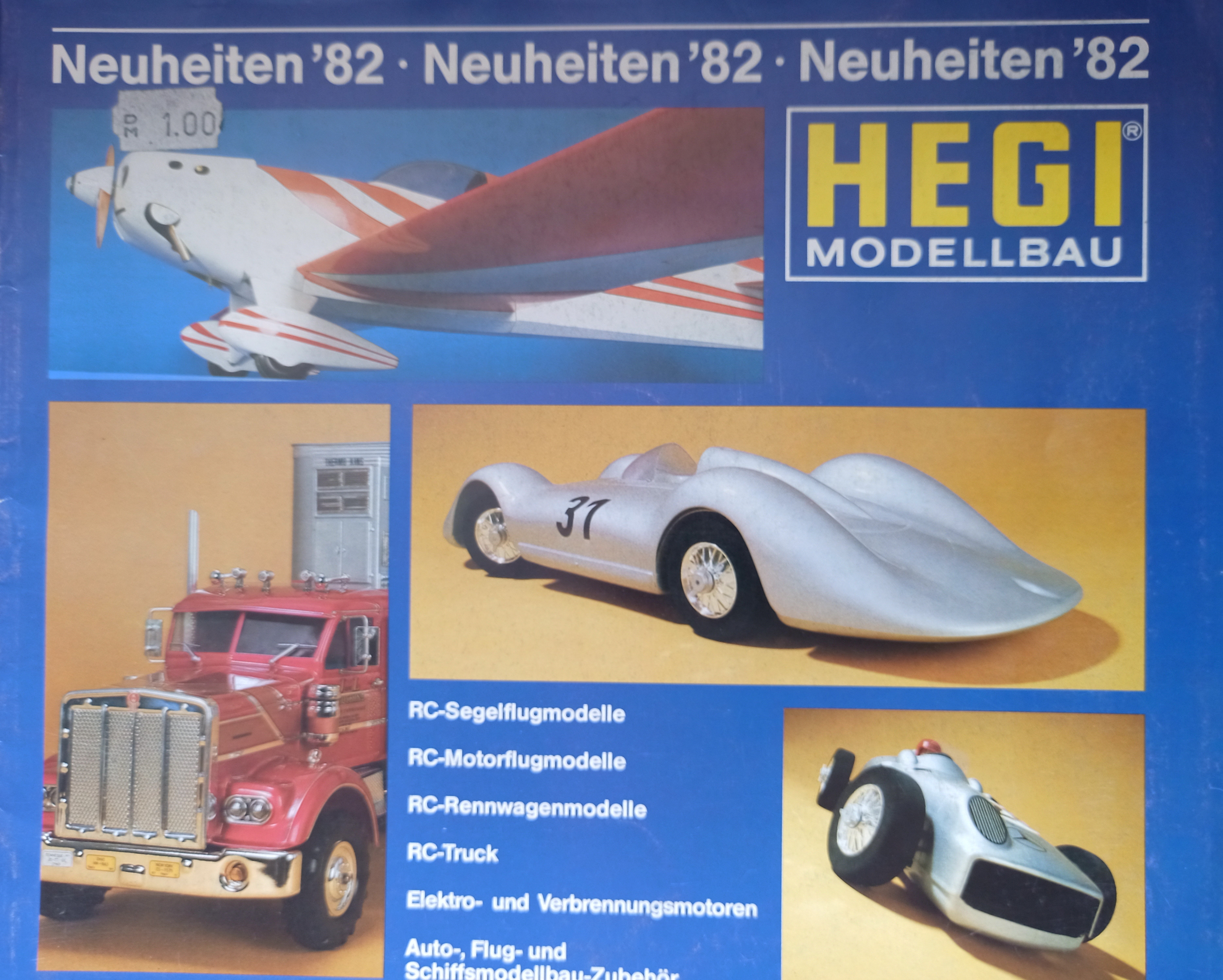 Neuheiten Schuco Hegi 1982 (Deutsches Segelflugmuseum mit Modellflug CC BY-NC-SA)
