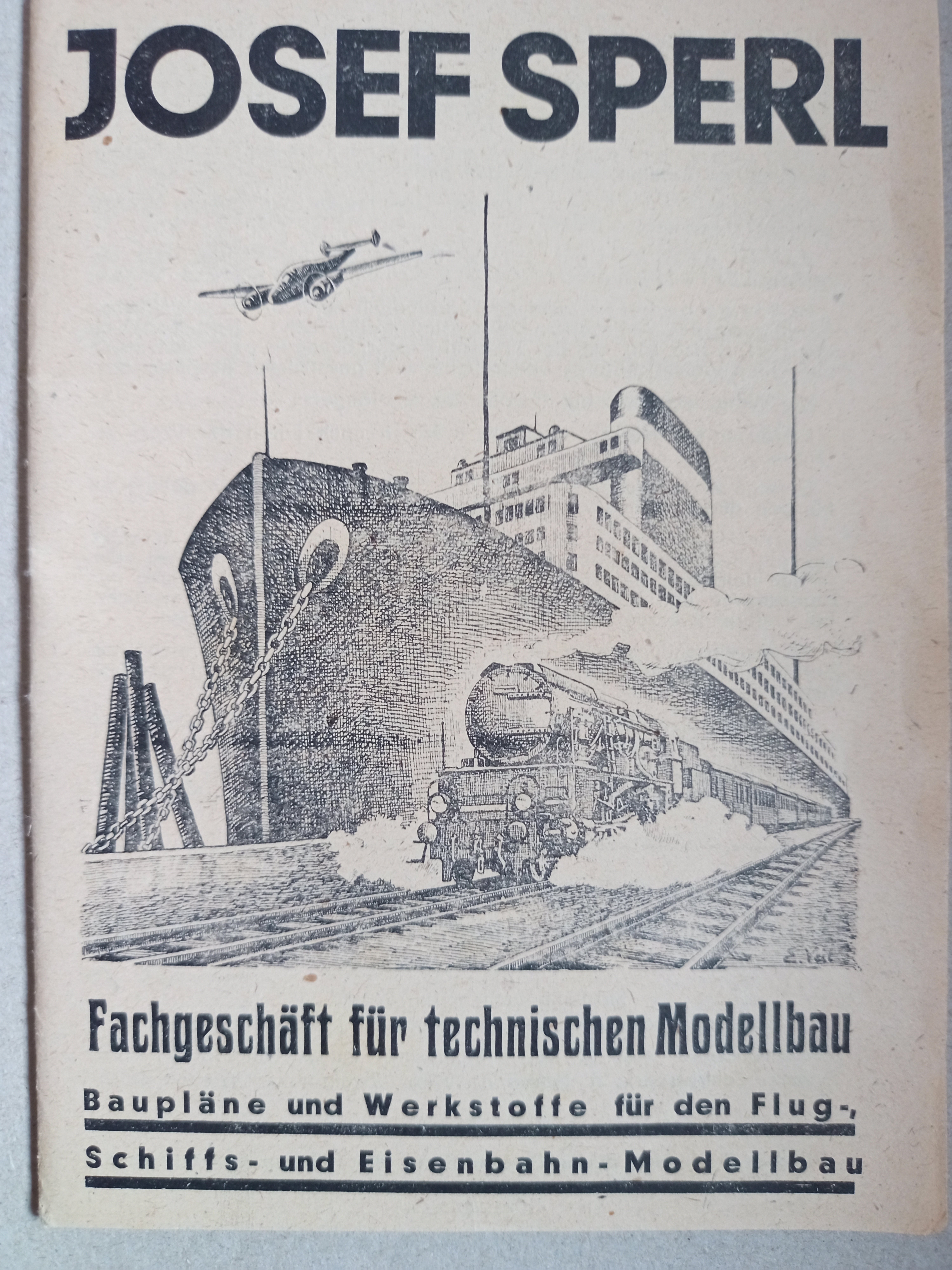 Minikatalog Sperl Wien 1948 (Deutsches Segelflugmuseum mit Modellflug CC BY-NC-SA)