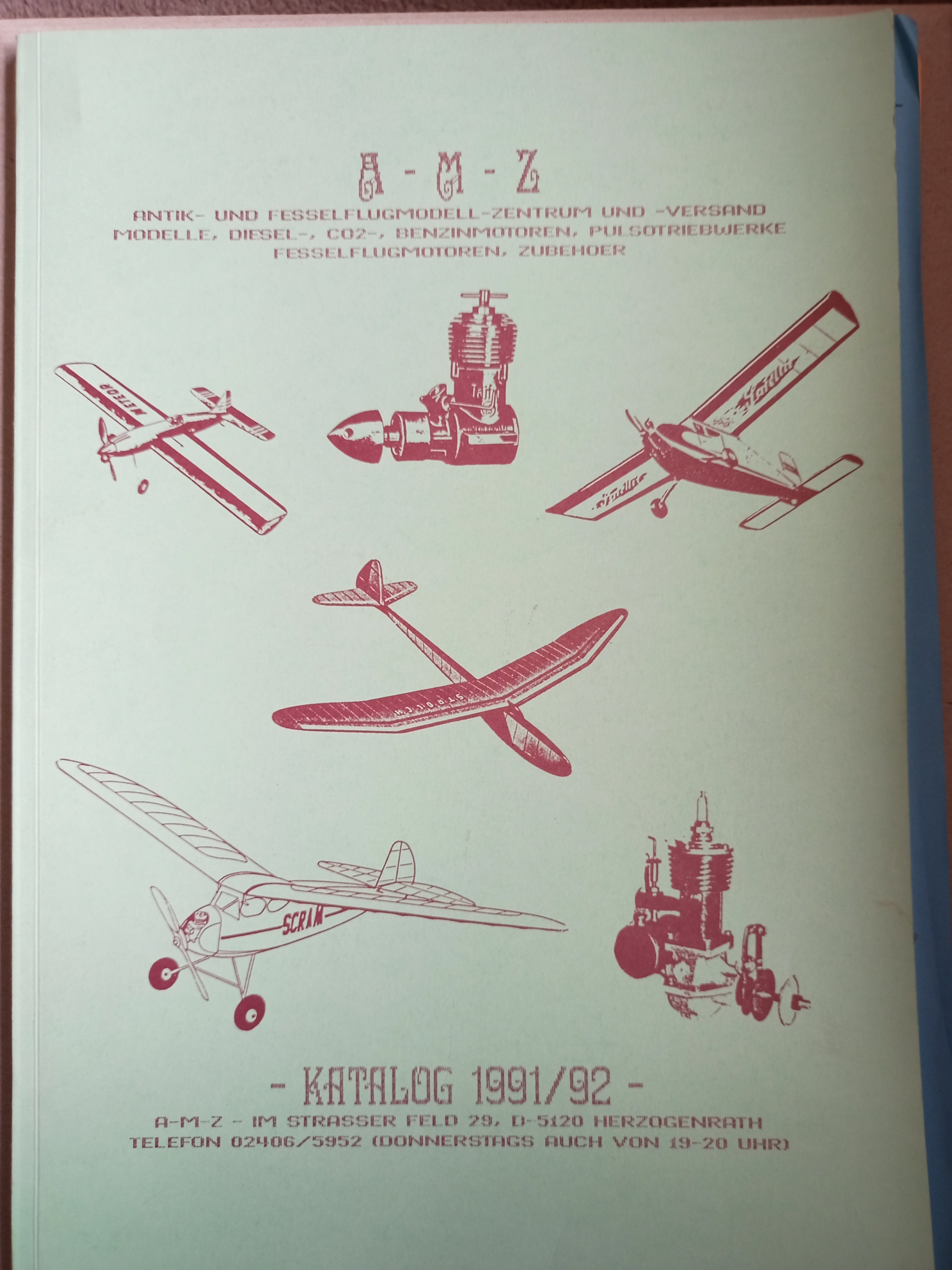 AMZ Katalog 1991/92 (Deutsches Segelflugmuseum mit Modellflug CC BY-NC-SA)