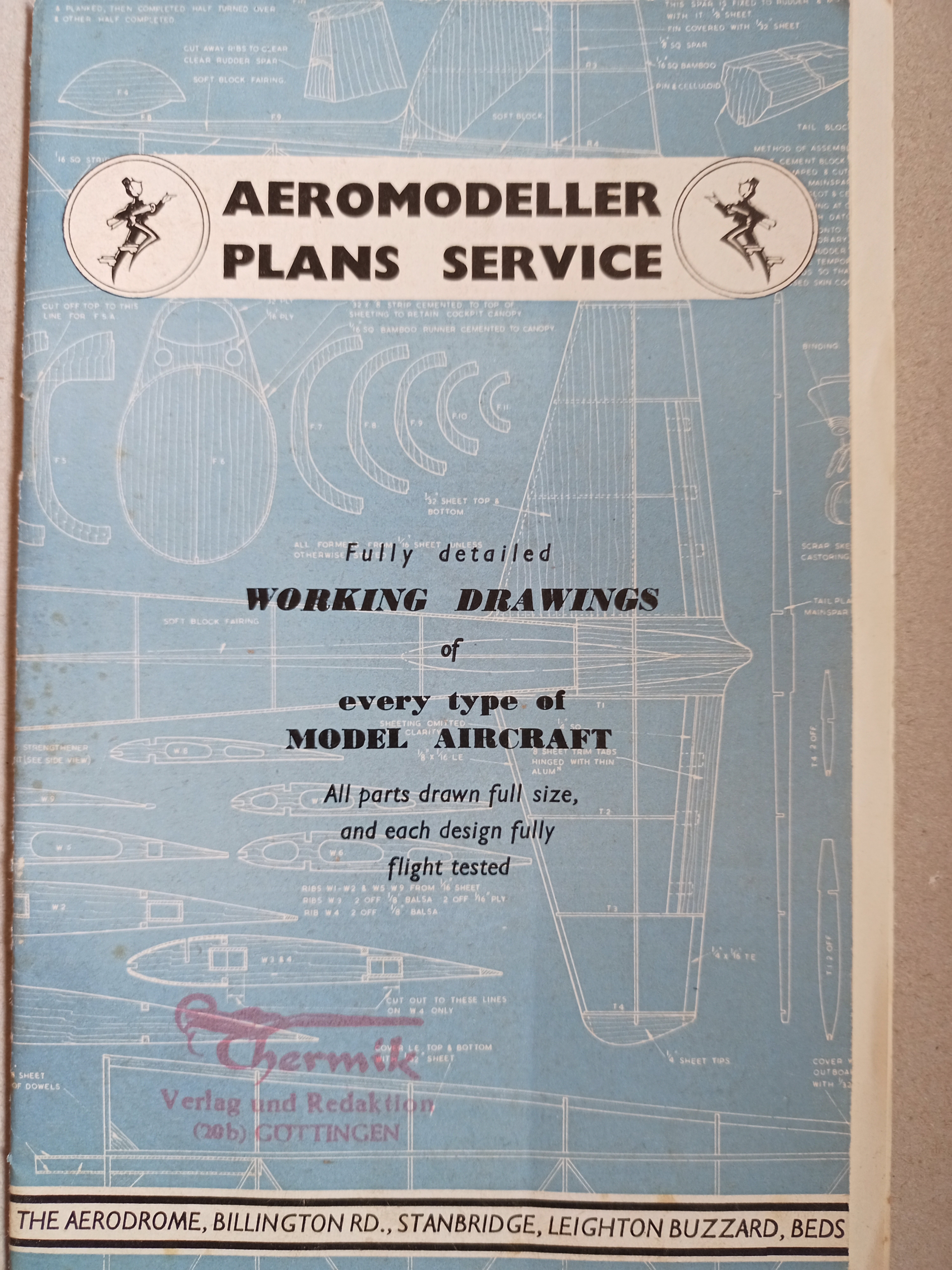 Aeromodeller Plans Service 1950 (Deutsches Segelflugmuseum mit Modellflug CC BY-NC-SA)