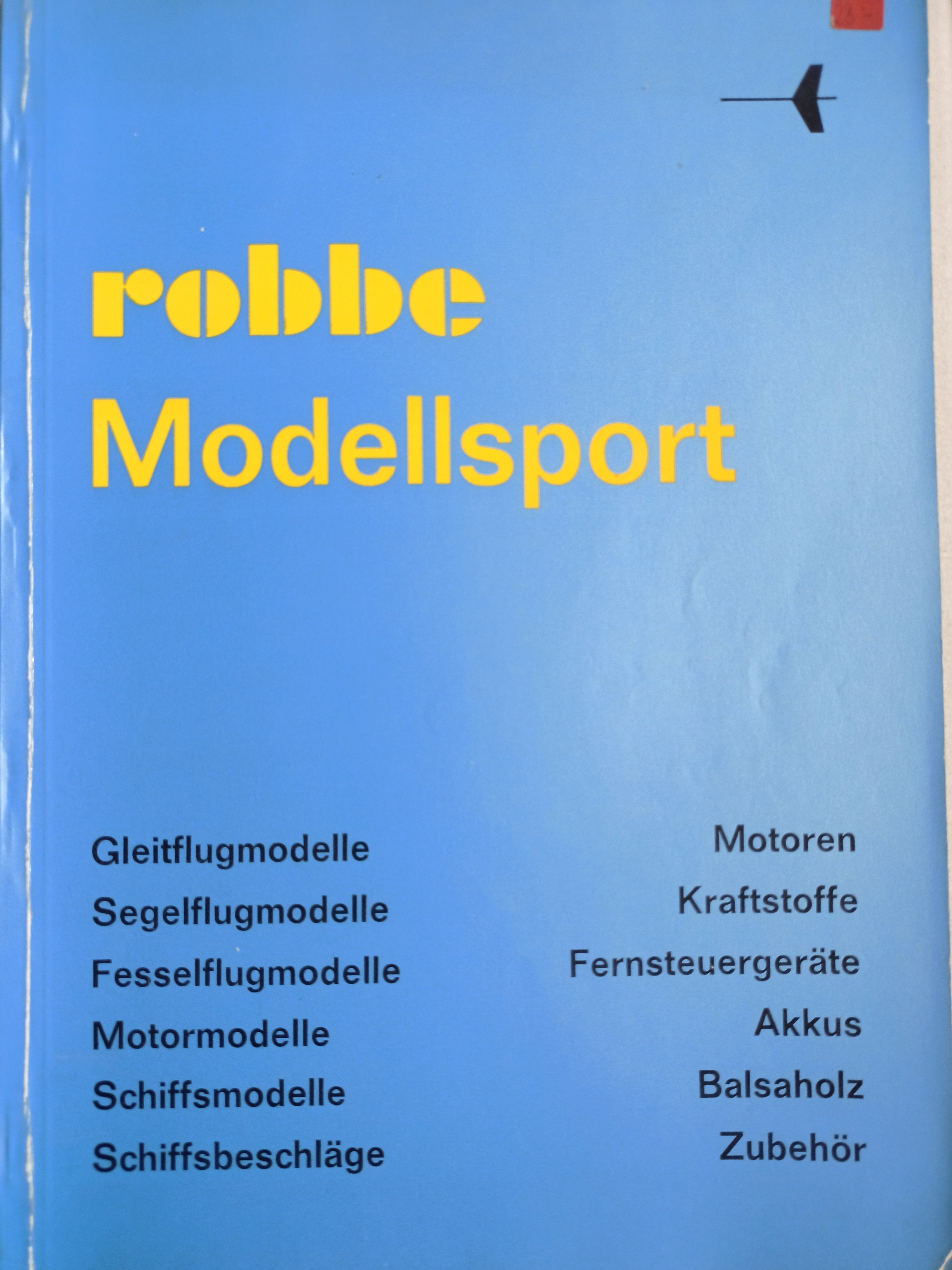 Robbe Katalog 1970 (Deutsches Segelflugmuseum mit Modellflug CC BY-NC-SA)