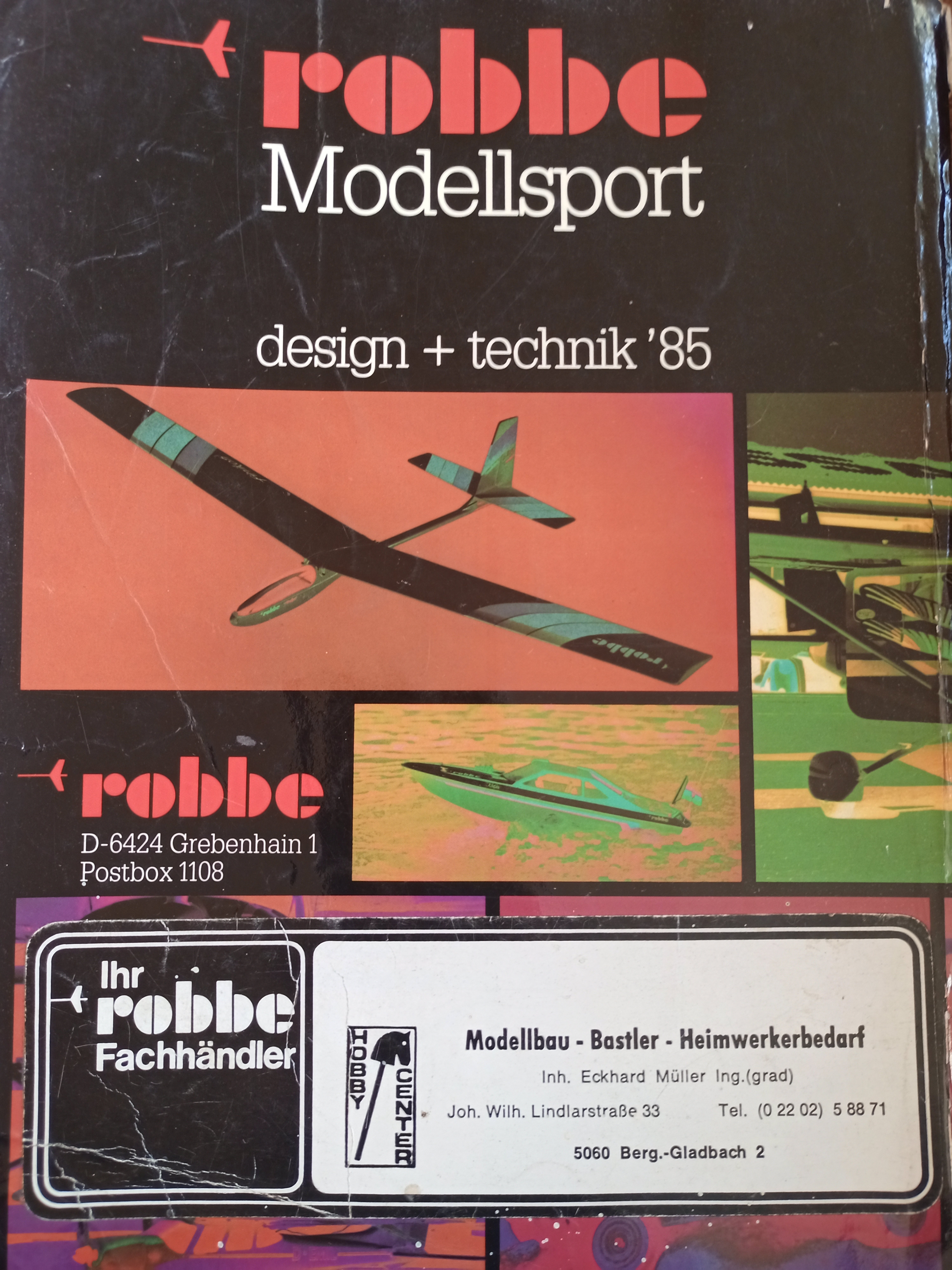 Robbe Katalog 1985 (Deutsches Segelflugmuseum mit Modellflug CC BY-NC-SA)