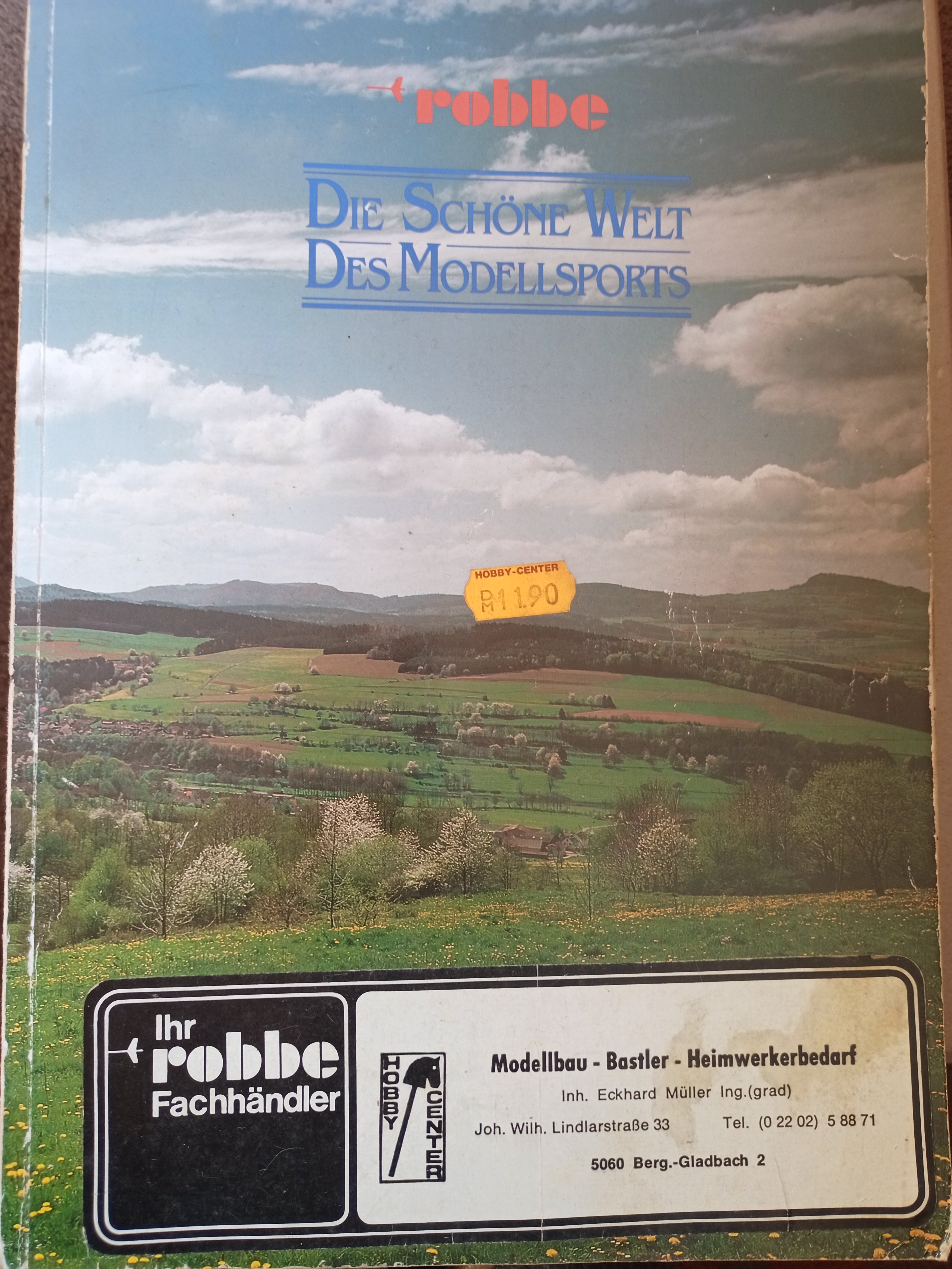 Robbe Katalog 1986 (Deutsches Segelflugmuseum mit Modellflug CC BY-NC-SA)