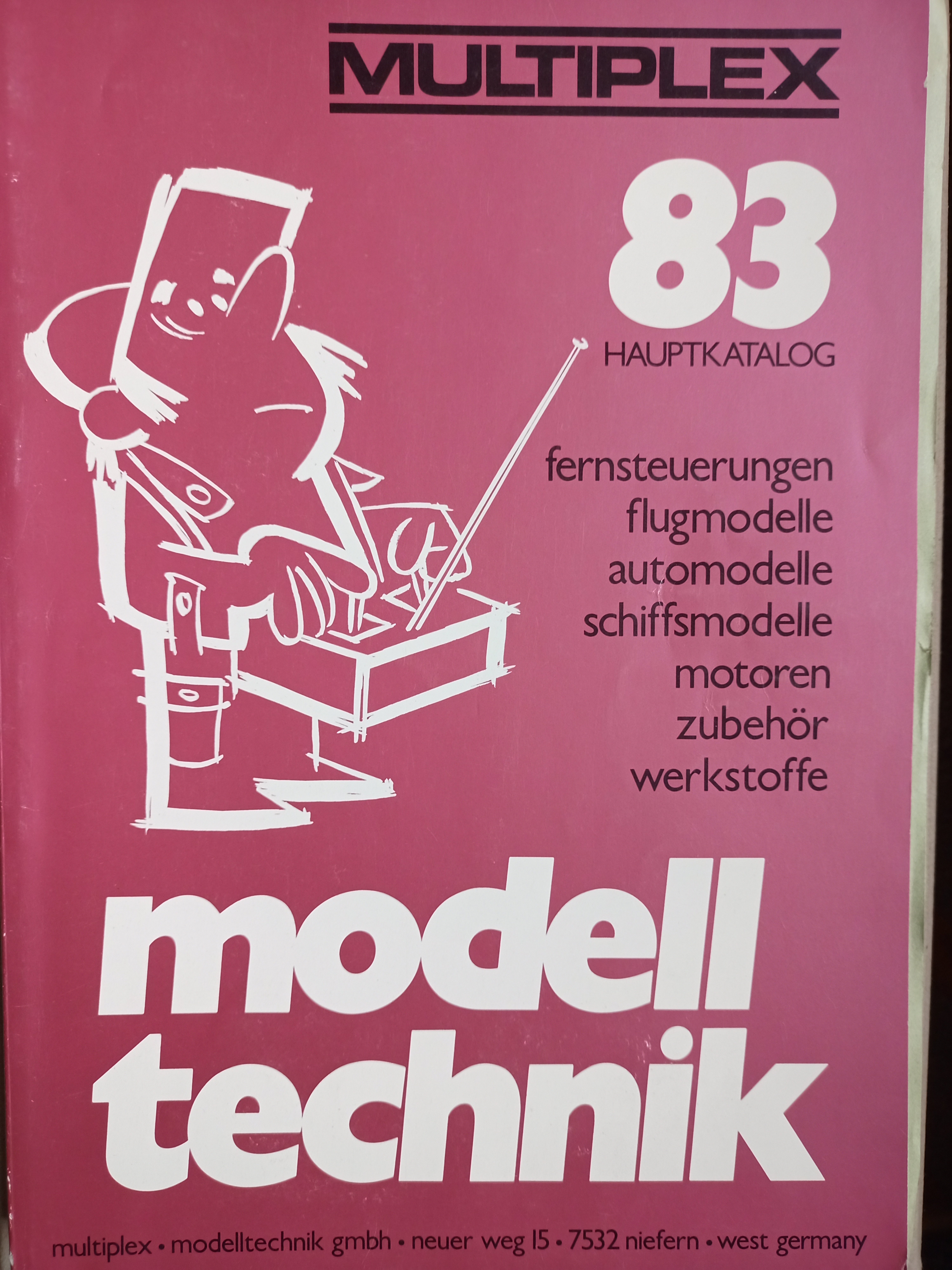 Multiplex Katalog 1983 (Deutsches Segelflugmuseum mit Modellflug CC BY-NC-SA)