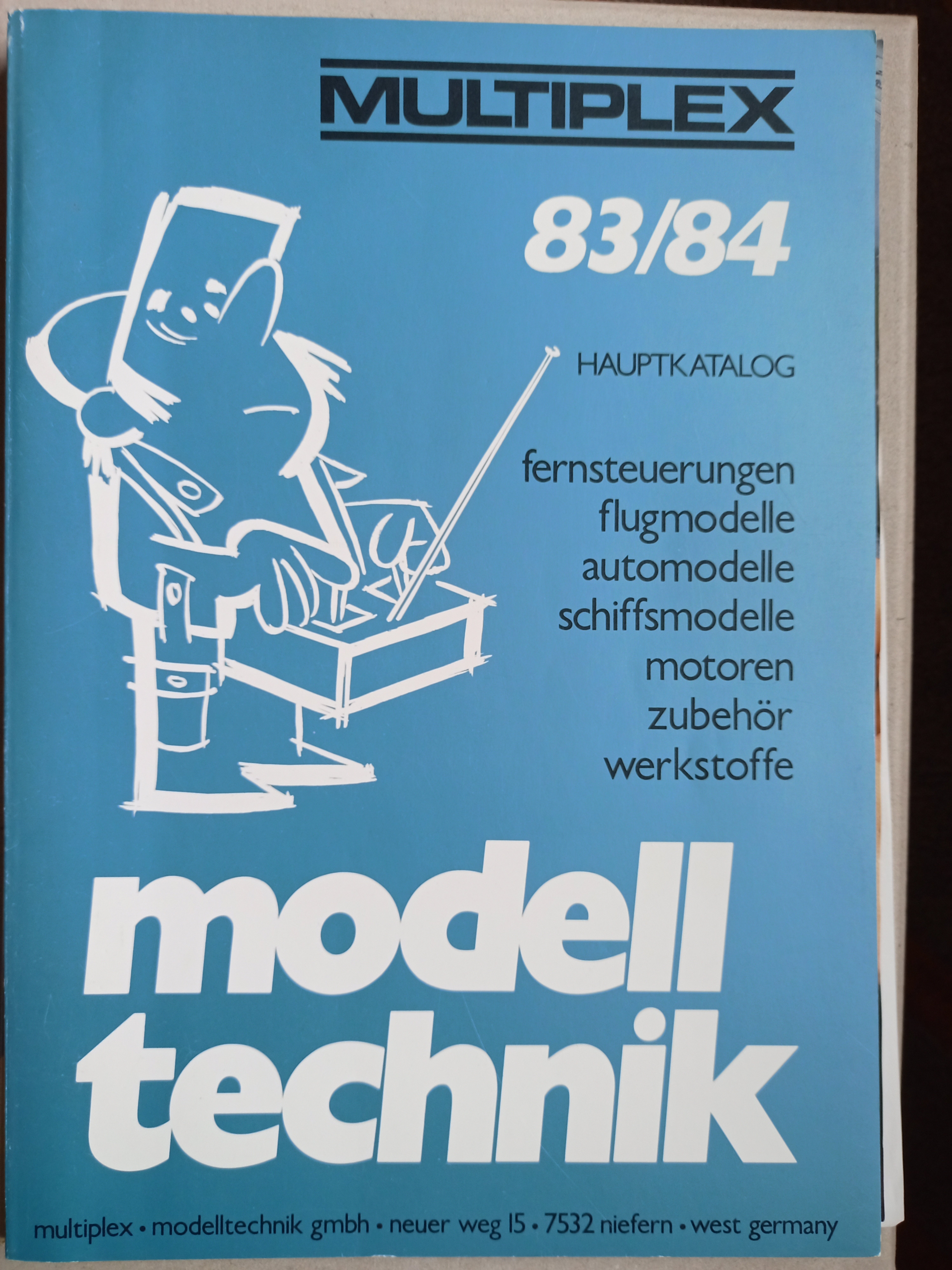 Multiplex Katalog 1983/84 (Deutsches Segelflugmuseum mit Modellflug CC BY-NC-SA)