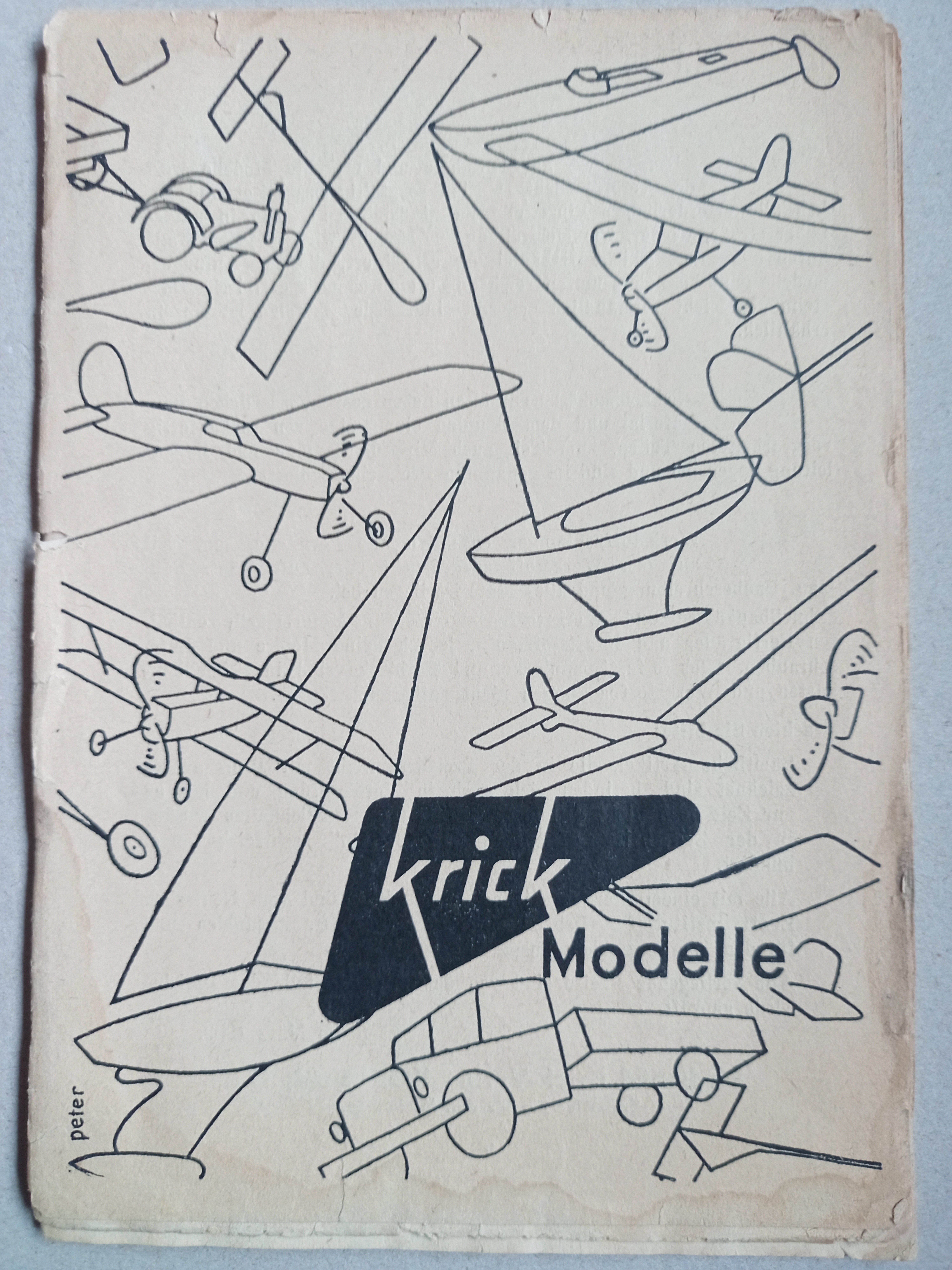 Prospekt Krick 1959 (Deutsches Segelflugmuseum mit Modellflug CC BY-NC-SA)