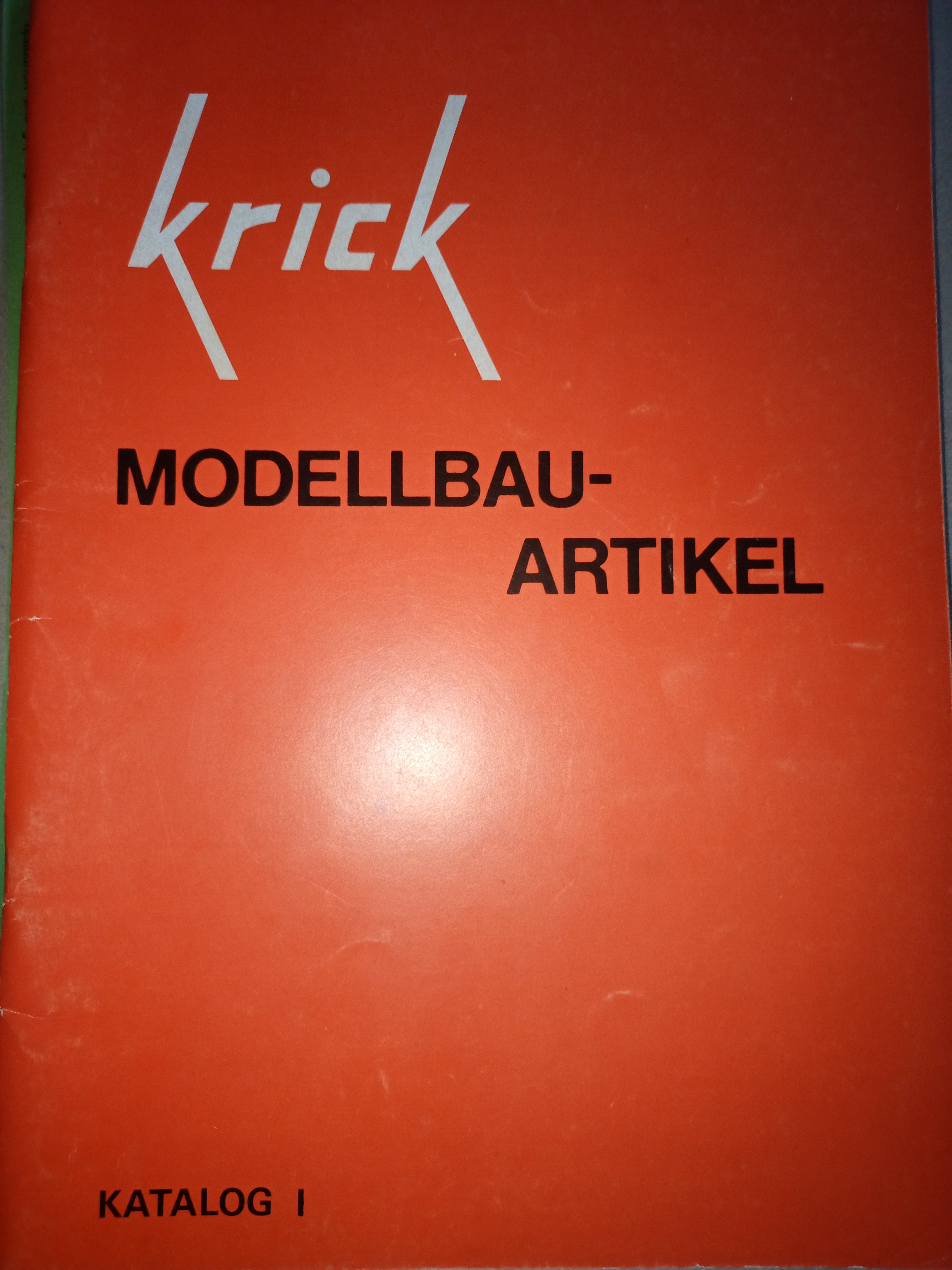 Krick Katalog I (Deutsches Segelflugmuseum mit Modellflug CC BY-NC-SA)