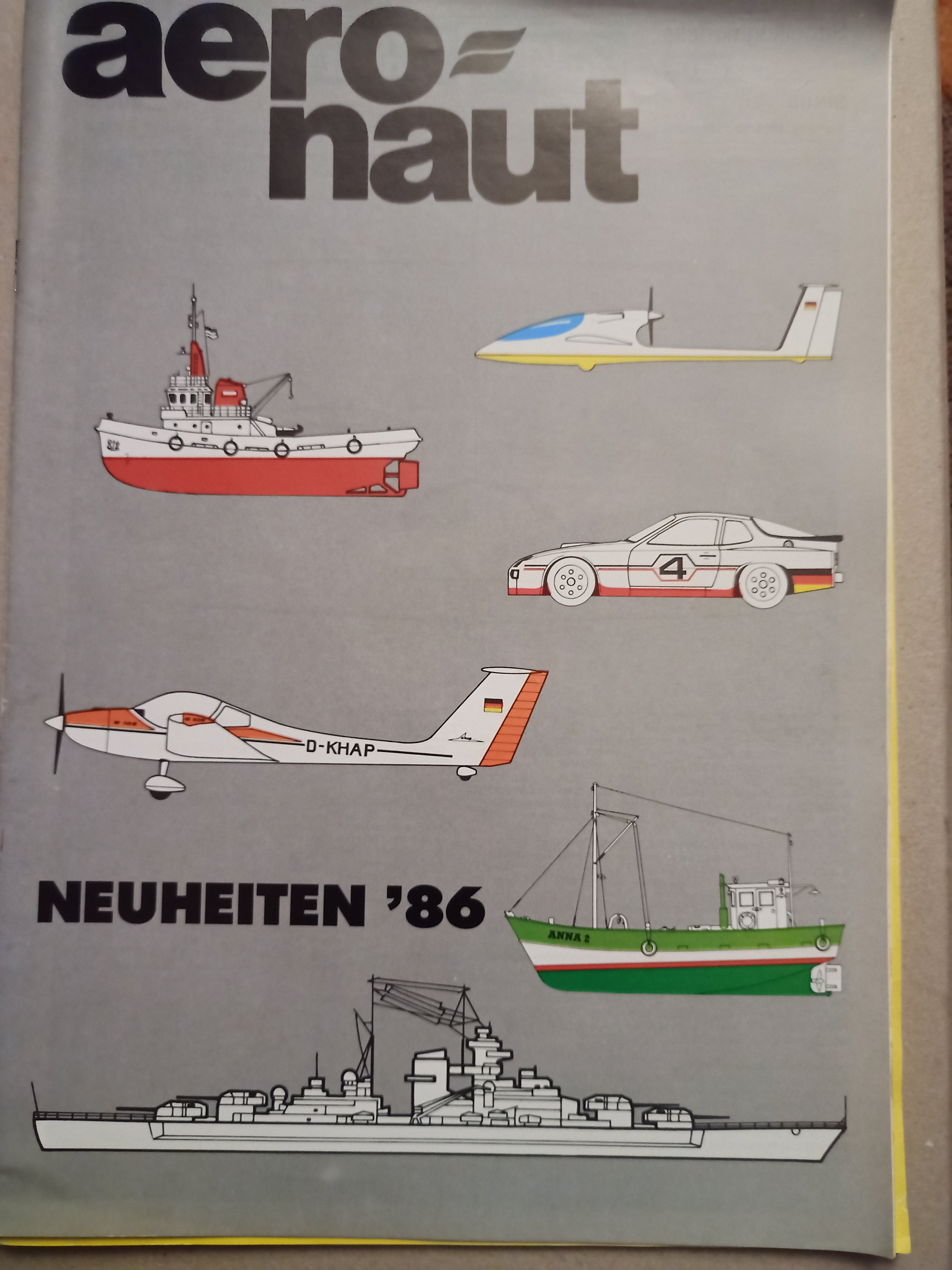 Aeronaut Neuheiten 1986 (Deutsches Segelflugmuseum mit Modellflug CC BY-NC-SA)
