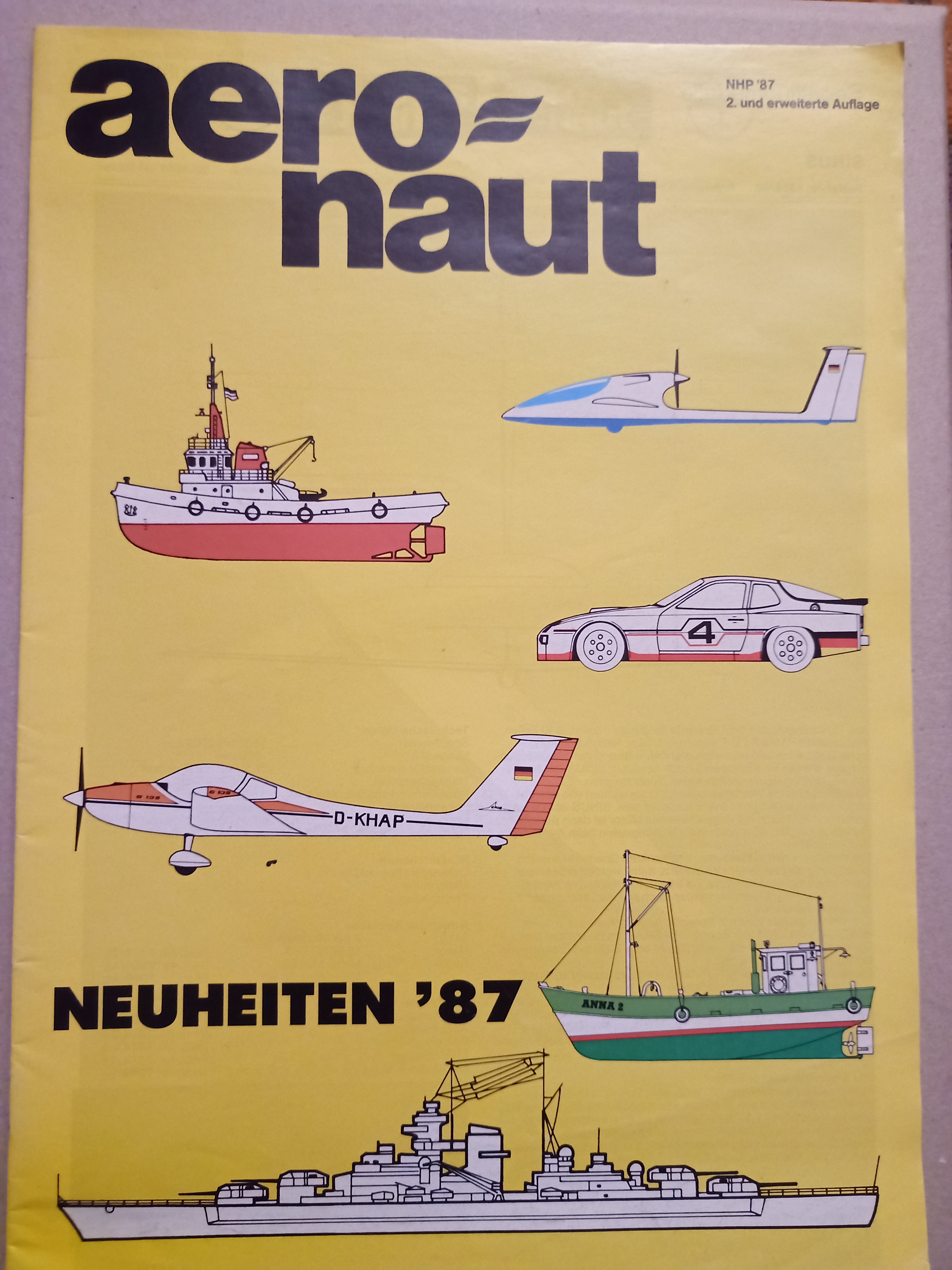 Aeronaut Neuheiten 1987 (Deutsches Segelflugmuseum mit Modellflug CC BY-NC-SA)